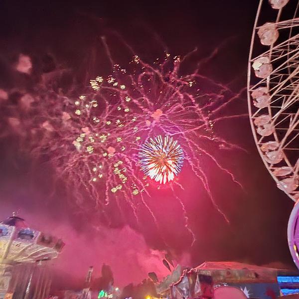 Feuerwerk Jura-Volksfest 2025