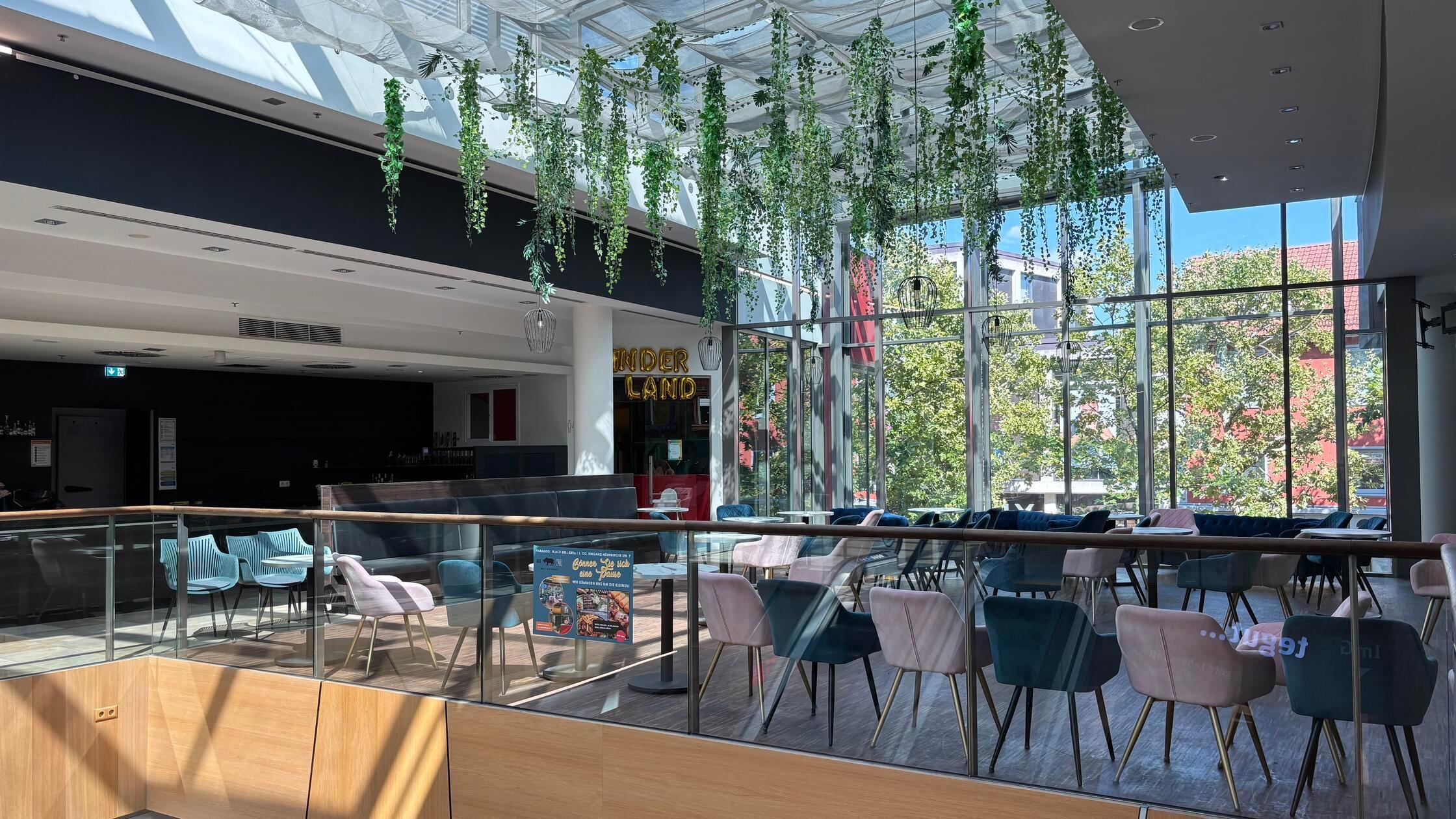 Gastrobereich Obergeschoss Arcaden