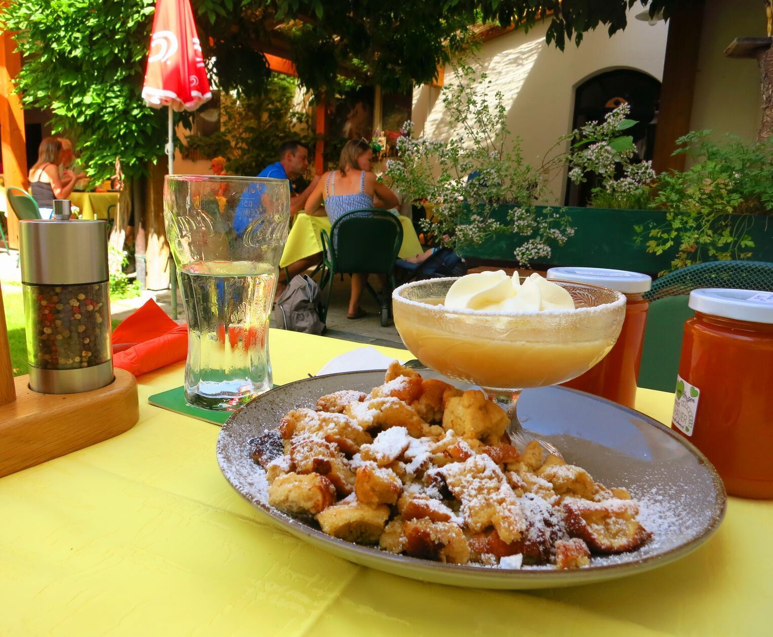 Der Kaiserschmarrn im Gasthof Schauer in Waldhausen.