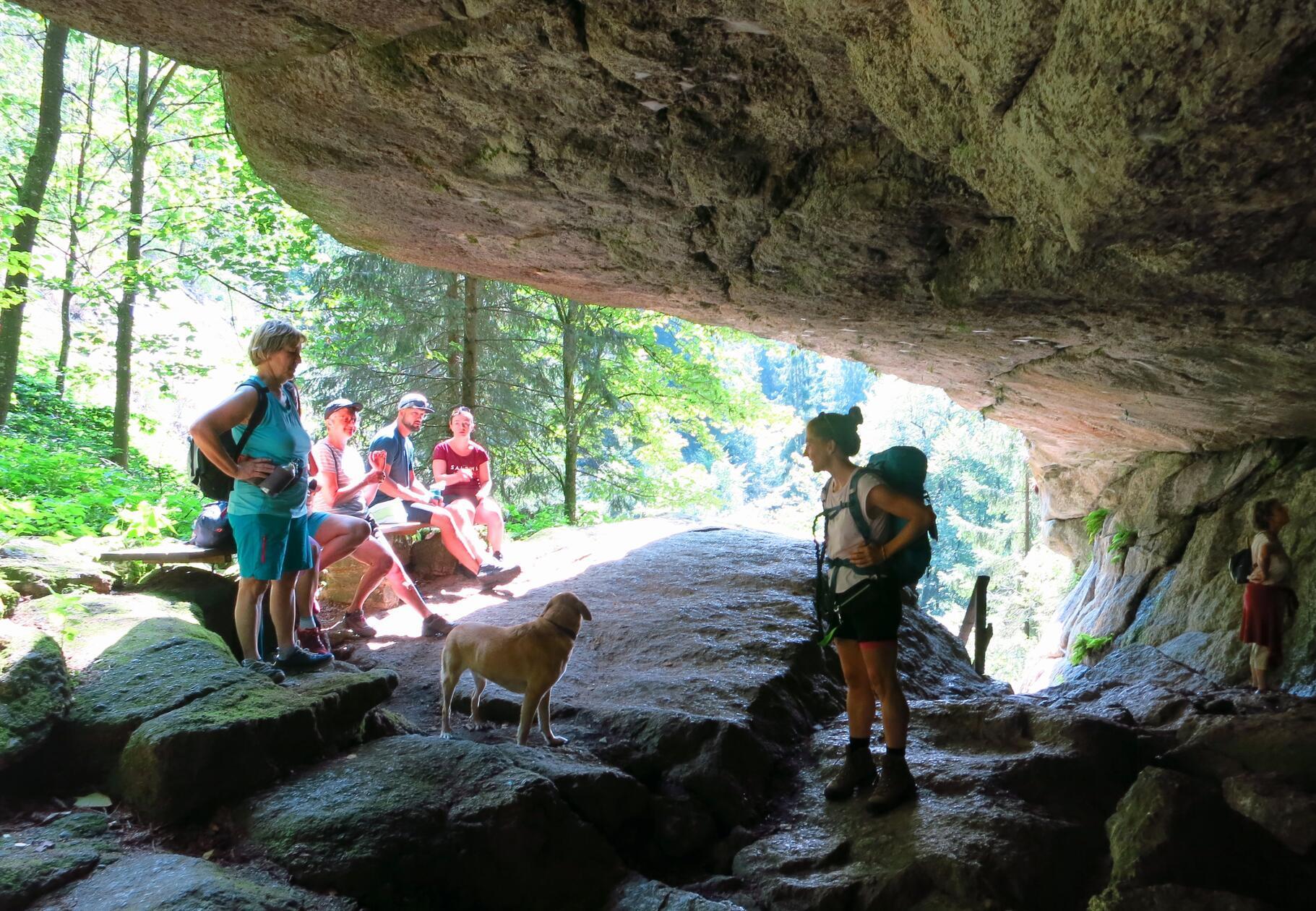 In der Stillensteinklamm.