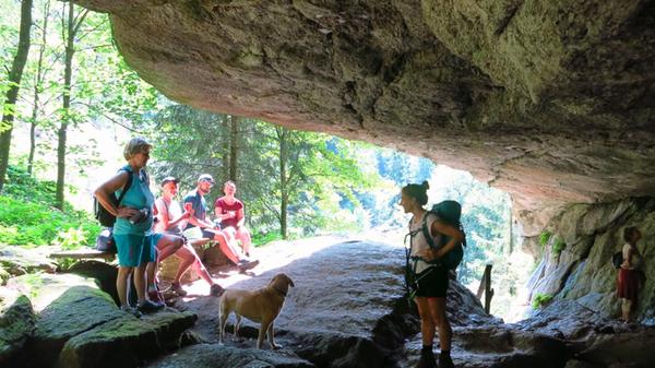 In der Stillensteinklamm.