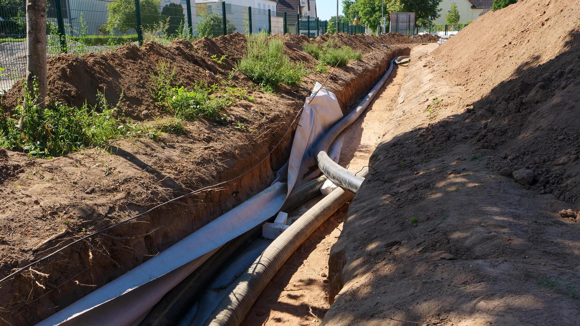So sehen die Leitungen aus, die Hausen künftig mit