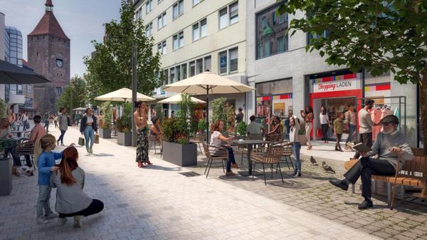 3D-Visualisierung: Die Breite Gasse nach der Umges
