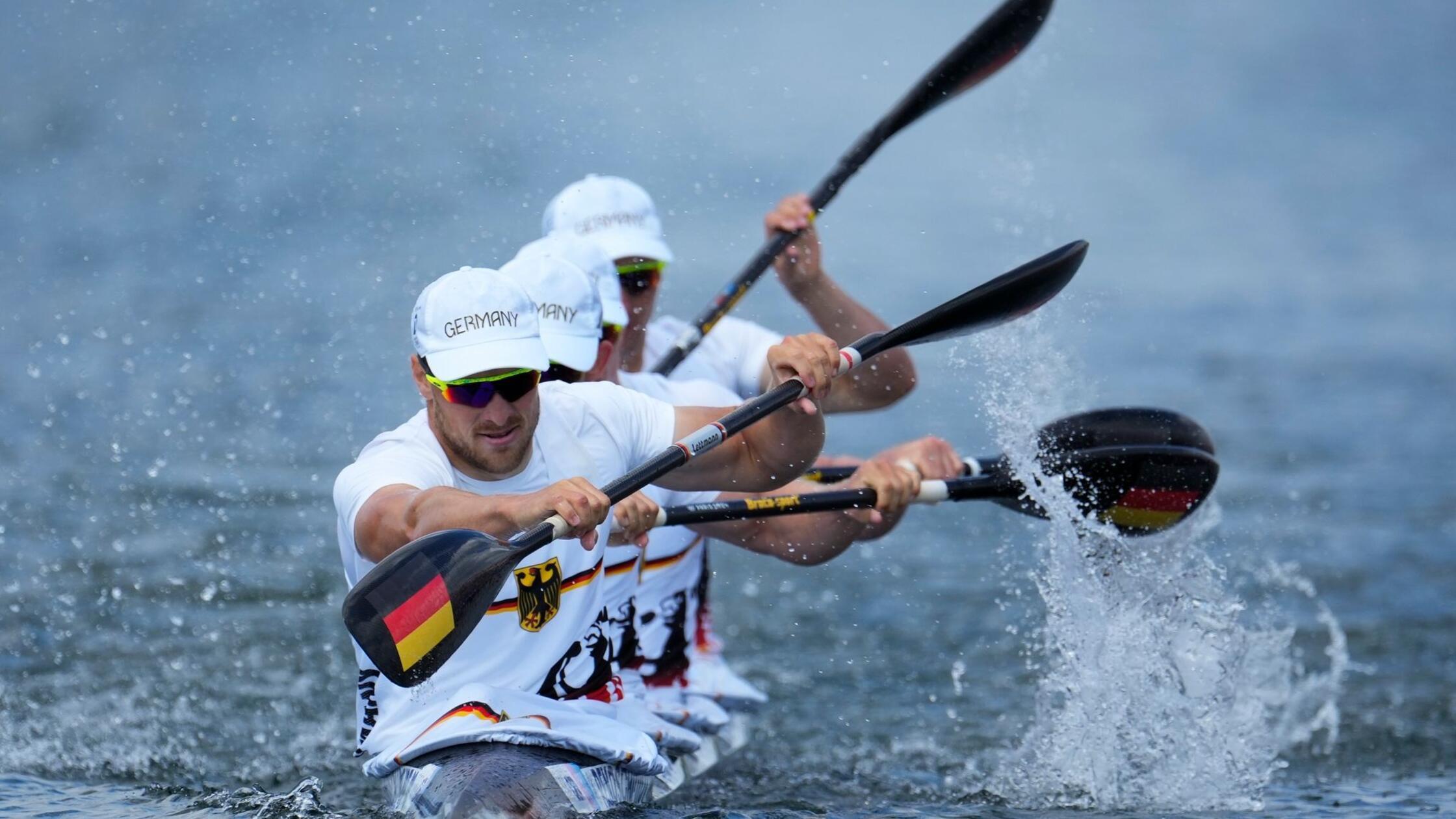 Das Paradeboot Kajakvierer verpasst WM-Medaille