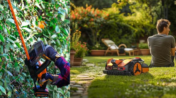 Worx 20V Akku Heckenschere Maehroboter