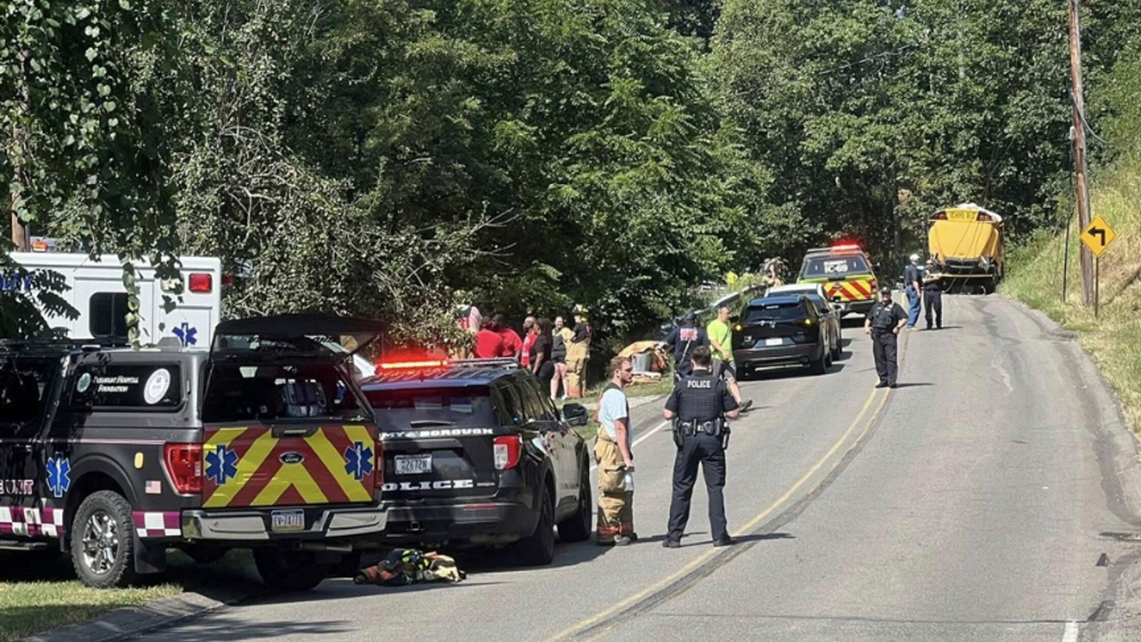 Schulbusunfall: Gut 20 Menschen in USA im Krankenhaus