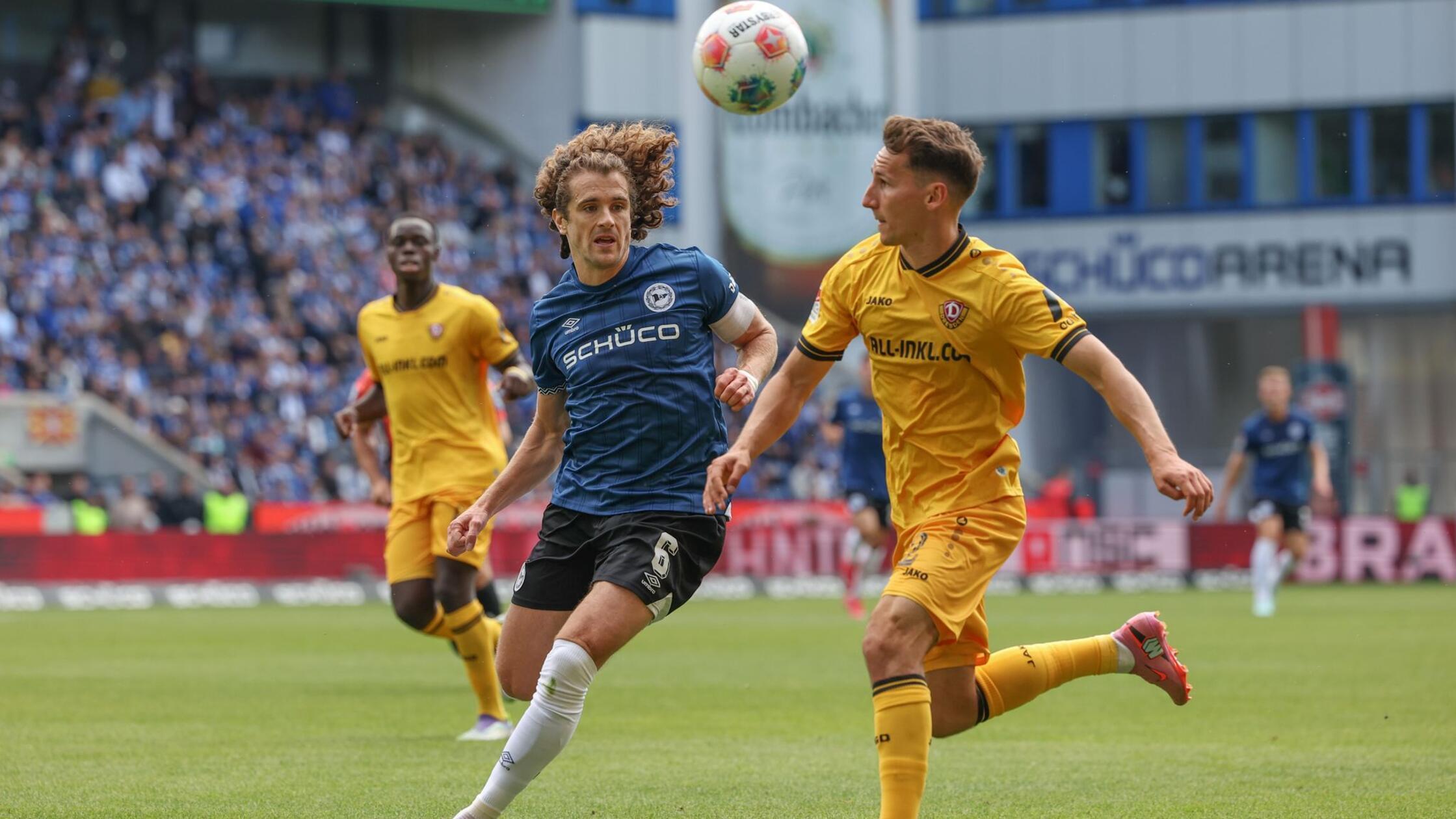 Später Treffer: Dresden stoppt den Bielefelder Siegeszug