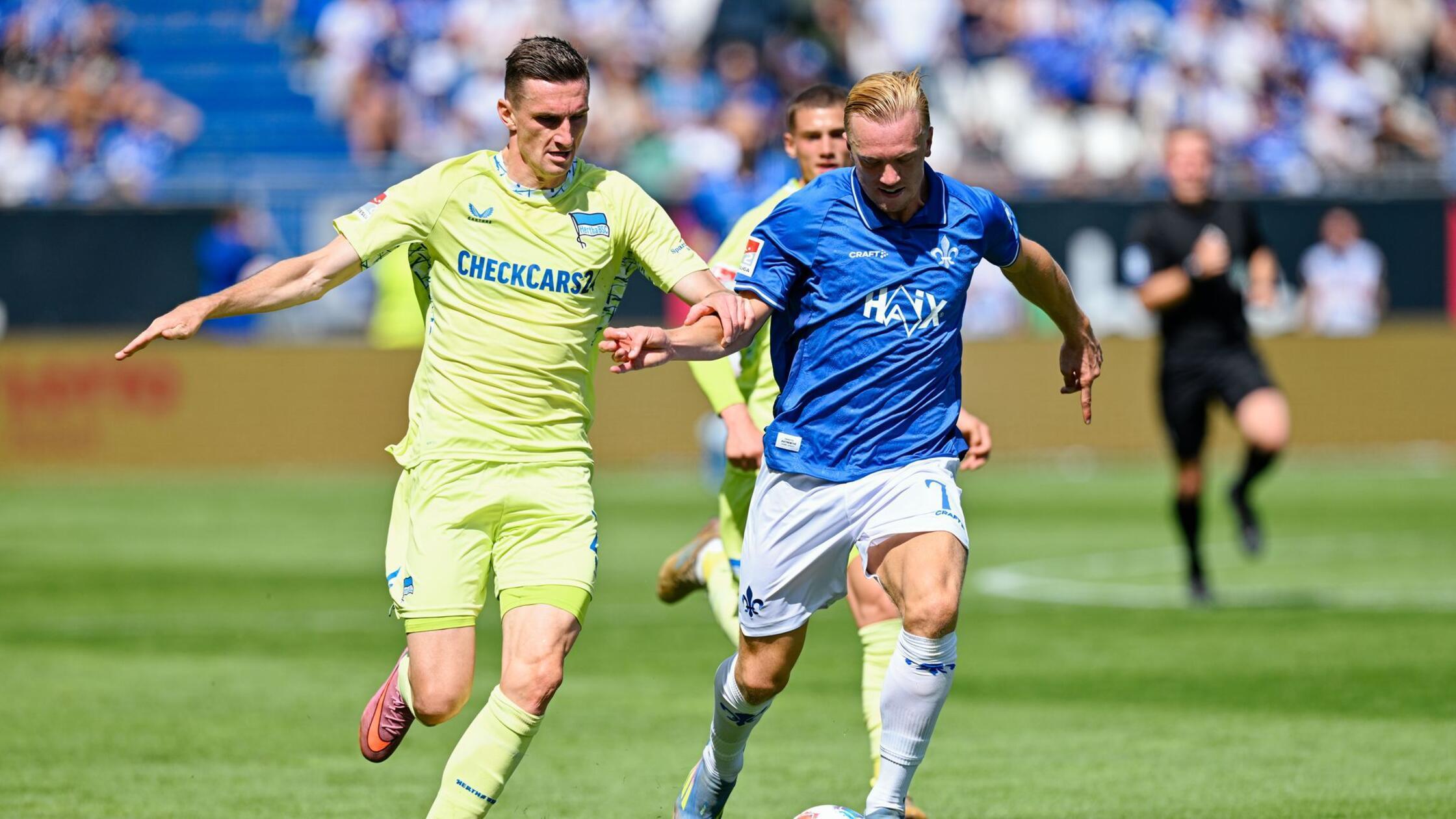 Hertha bleibt auch in Darmstadt ohne Sieg