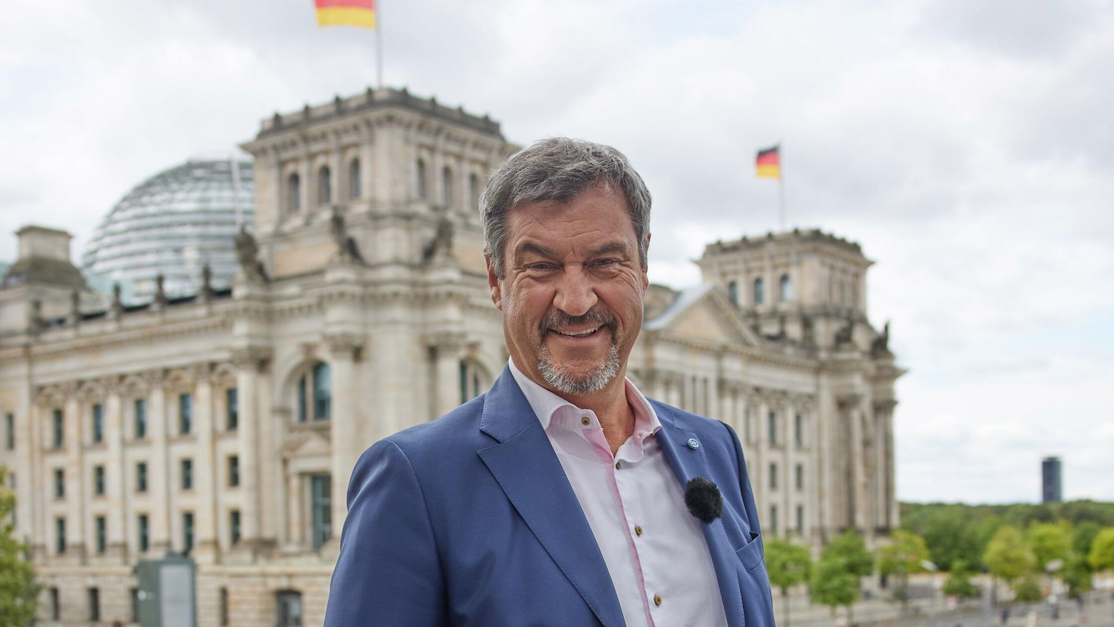 Rechtsextremisten wollen ARD-Sommerinterview mit Markus Söder stören