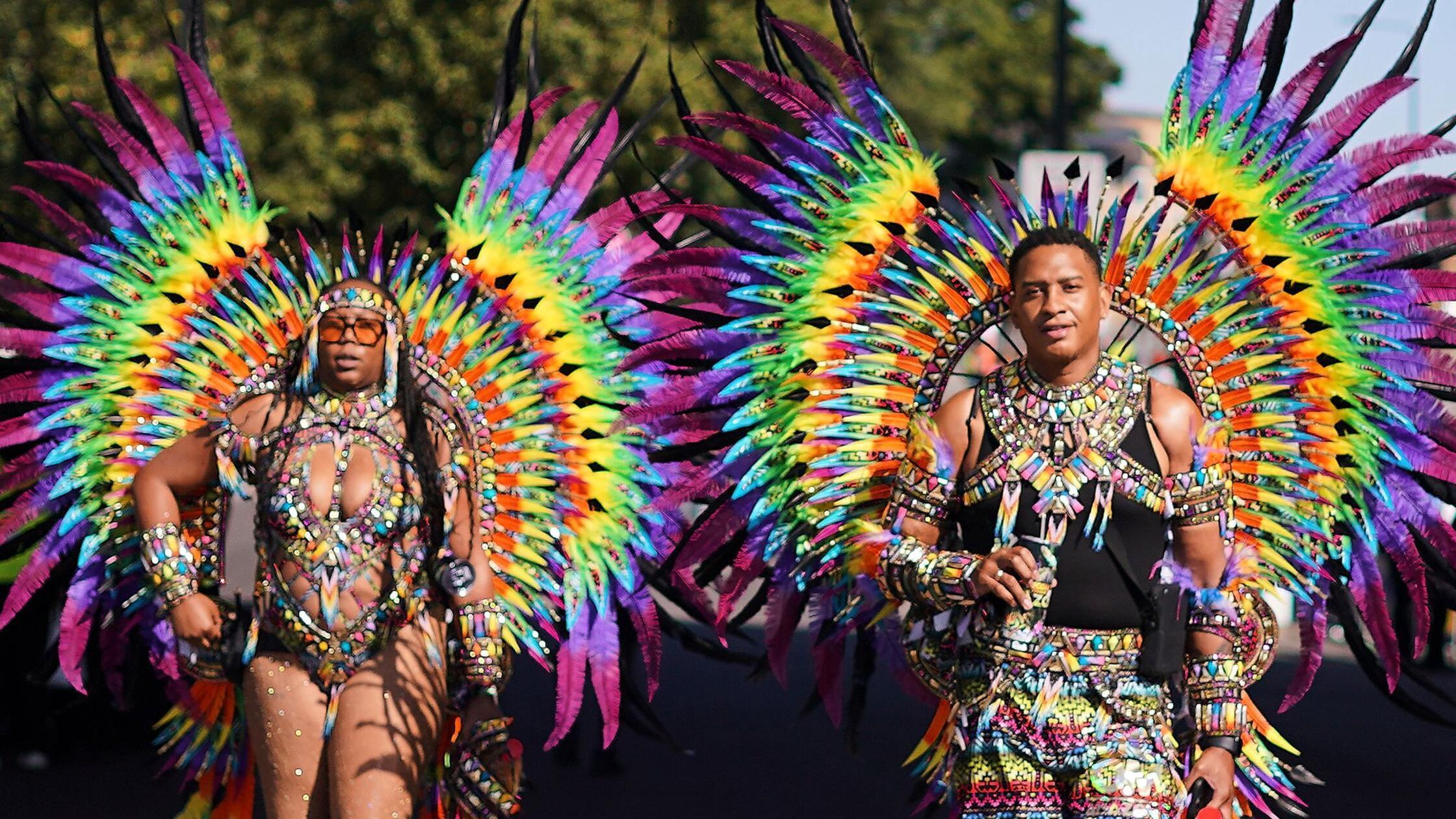 Millionen Menschen feiern Karneval in London