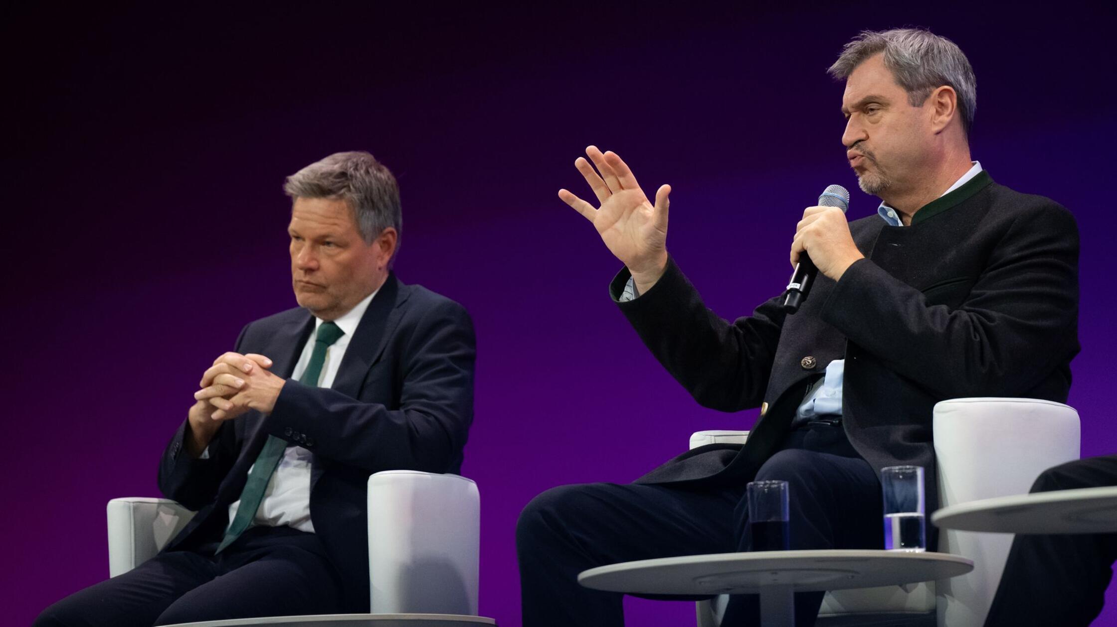 Söder an Habeck: Geh mit Gott – Hauptsache, weit weg