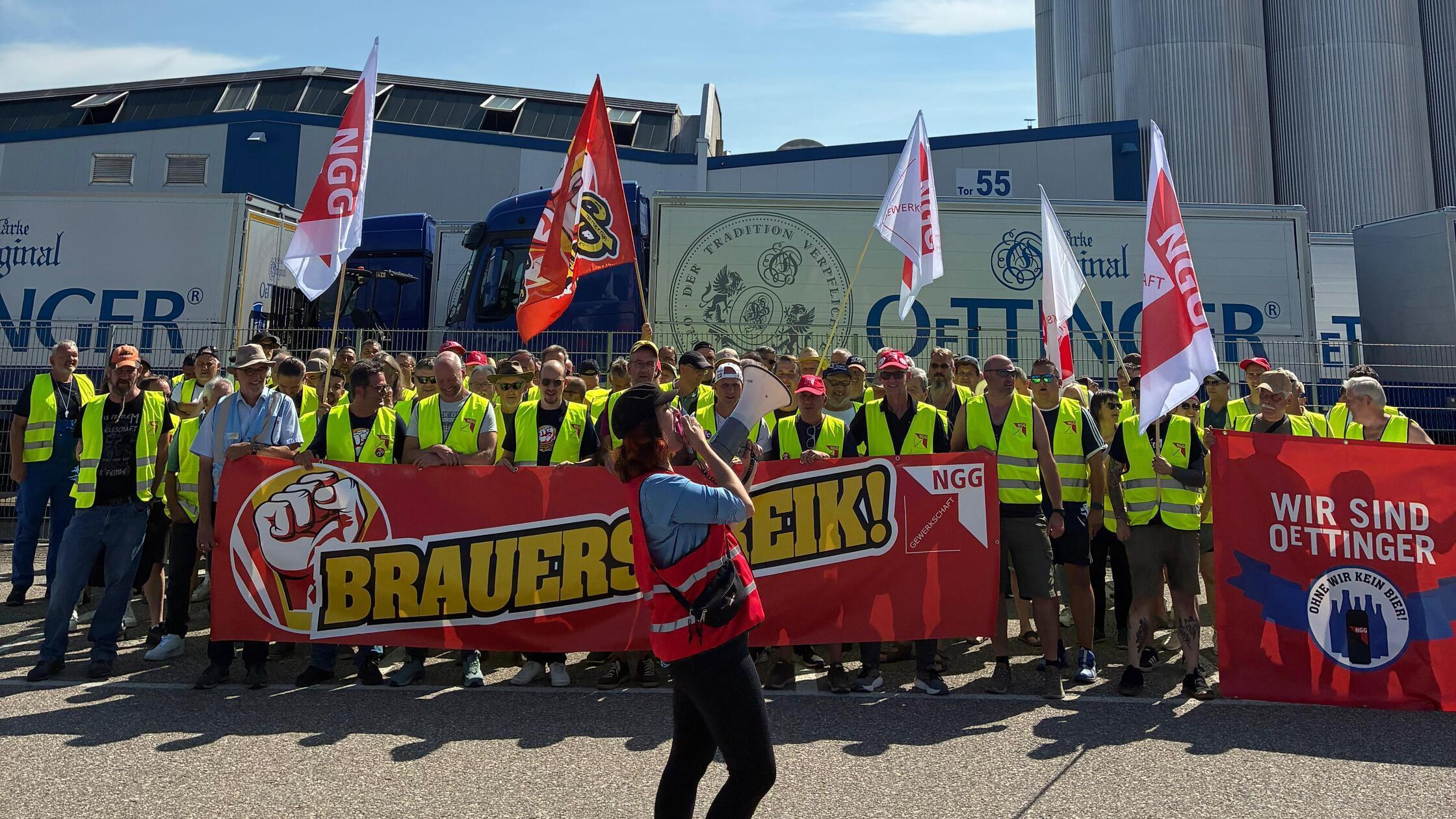 Foto Streik Oettinger 1