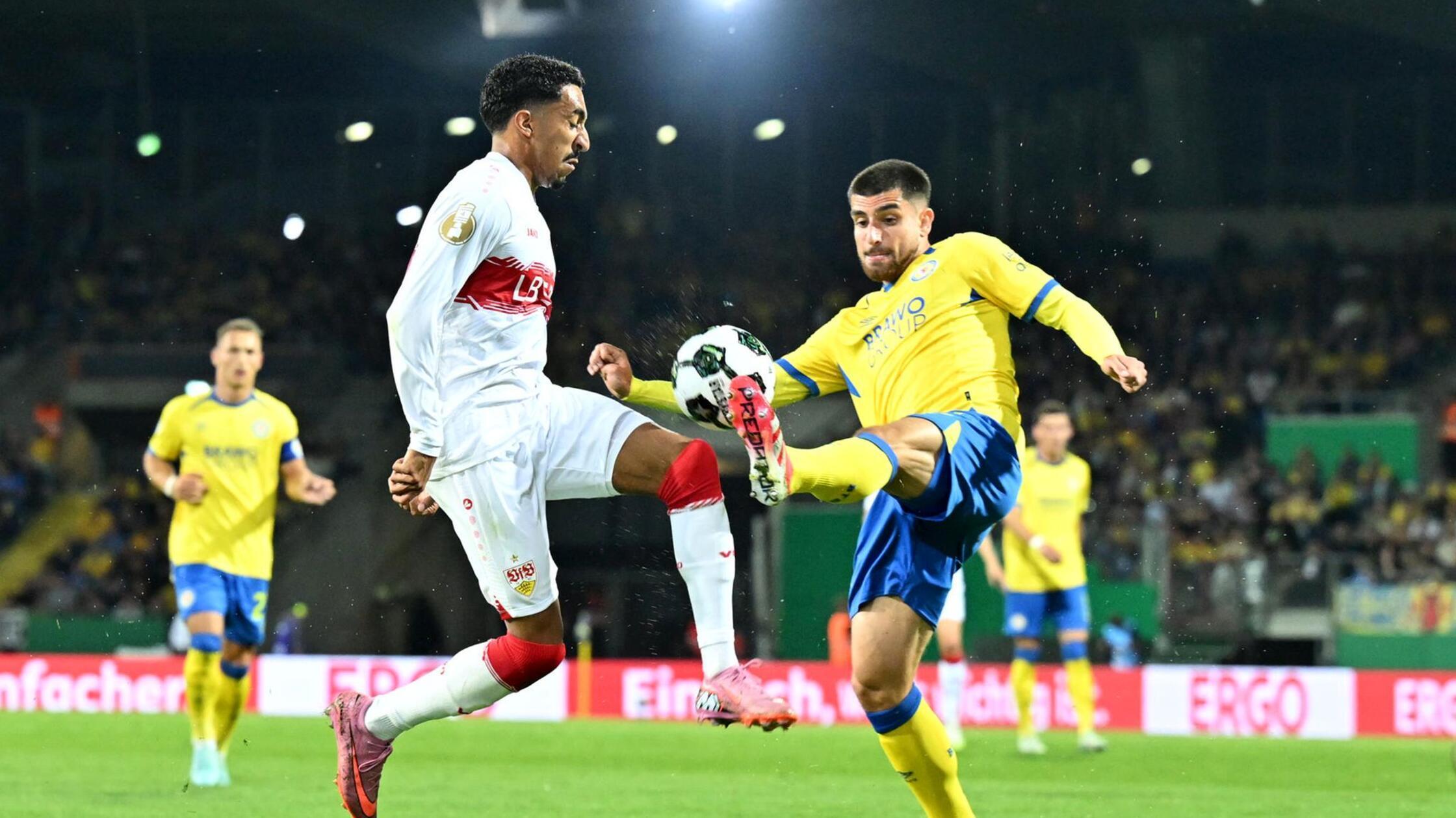 Drama in Braunschweig: Pokal-Verteidiger Stuttgart weiter