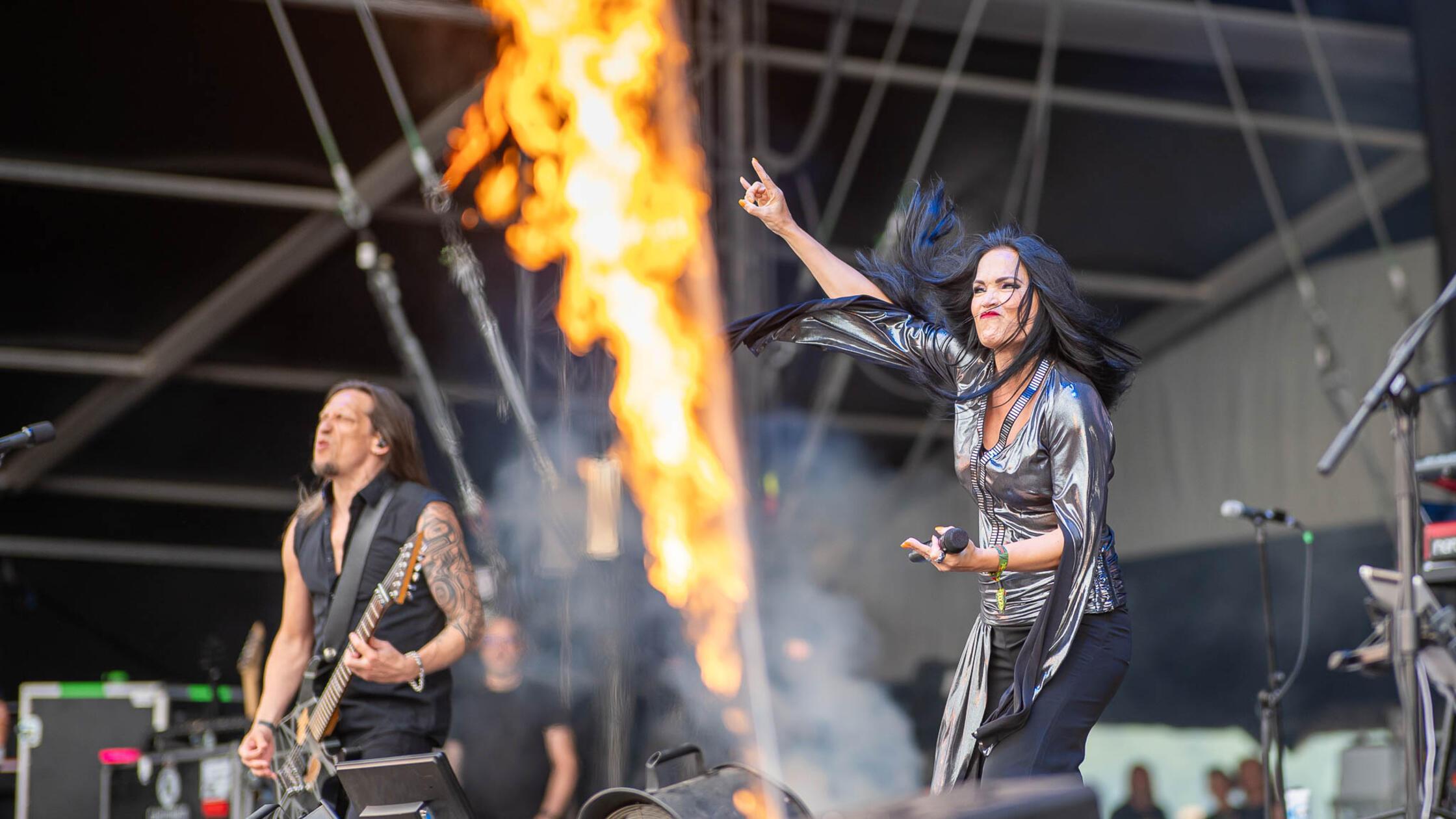 Auf der Main Stage lieferten Tarja und Marko Hieta