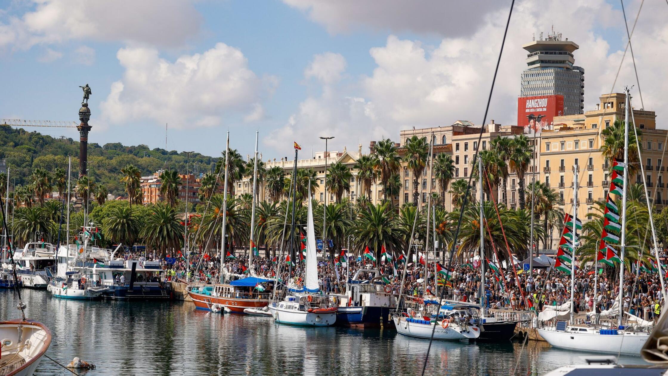 Neue Gaza-Hilfsflotte nach Barcelona zurückgekehrt