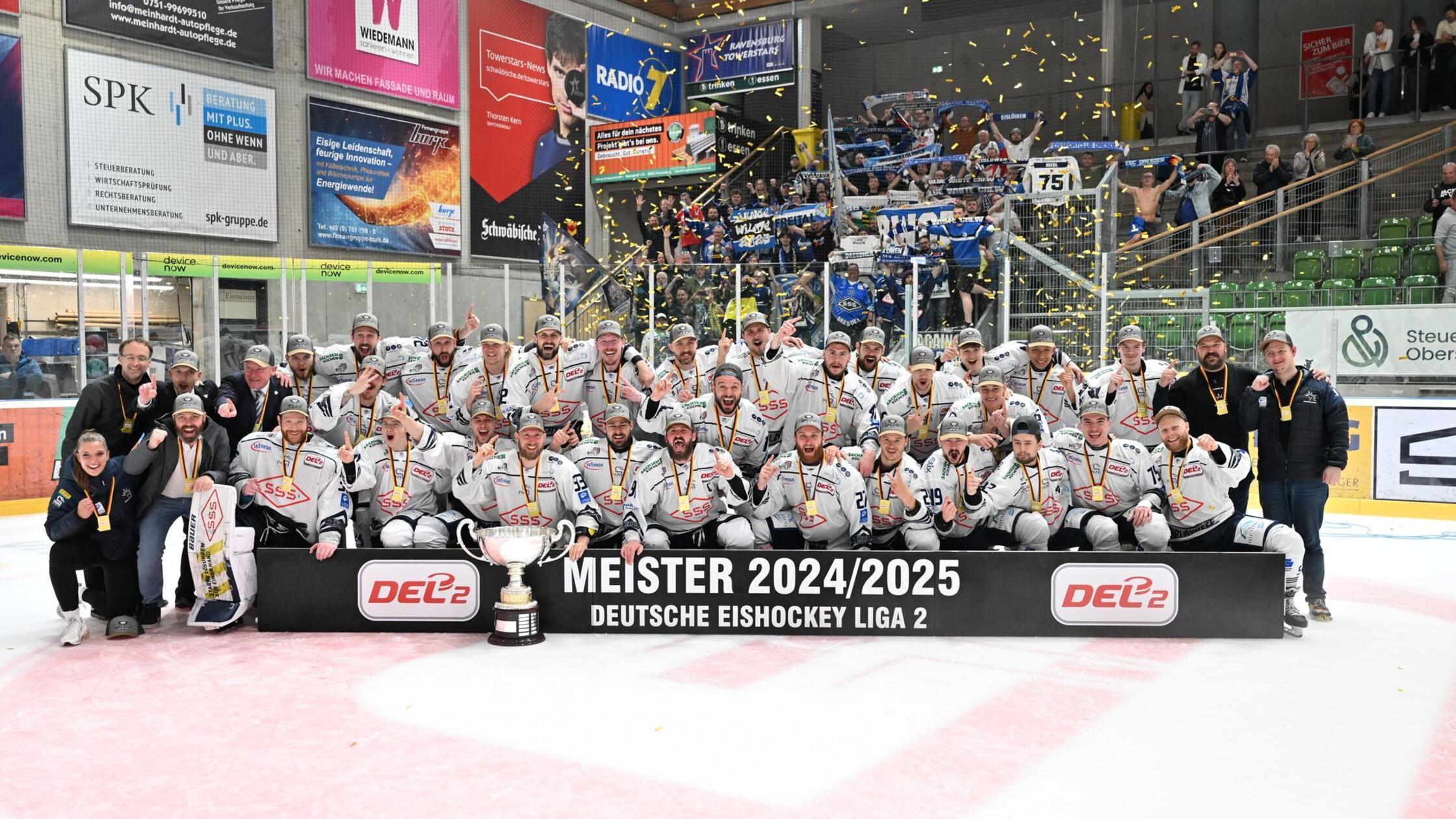 Neuling Dresdner Eislöwen startet mit Euphorie in die DEL