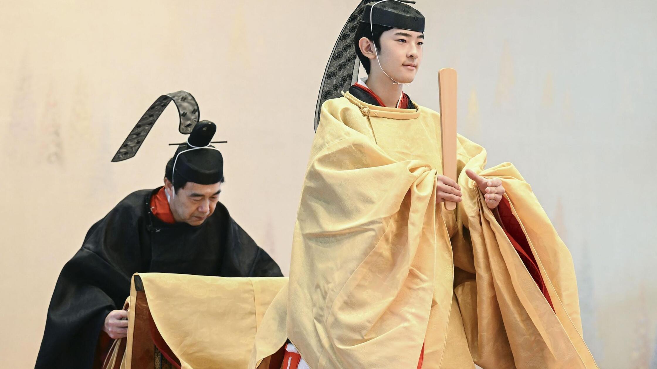 Zeremonie in Japan: Prinz Hisahito ist offiziell erwachsen