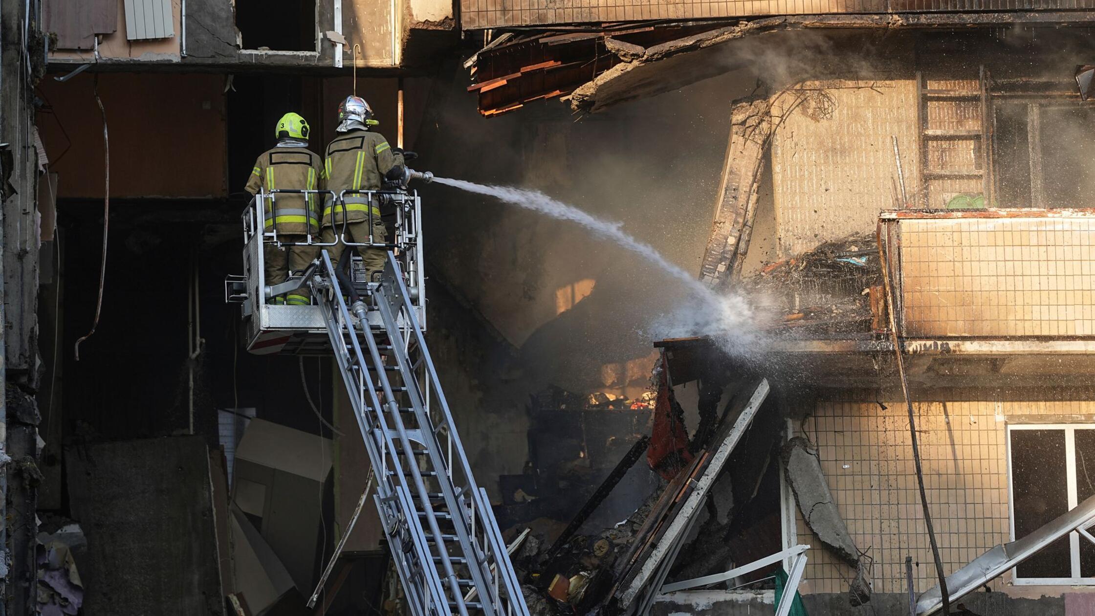 Schwerster Drohnenangriff gegen Ukraine seit Kriegsbeginn