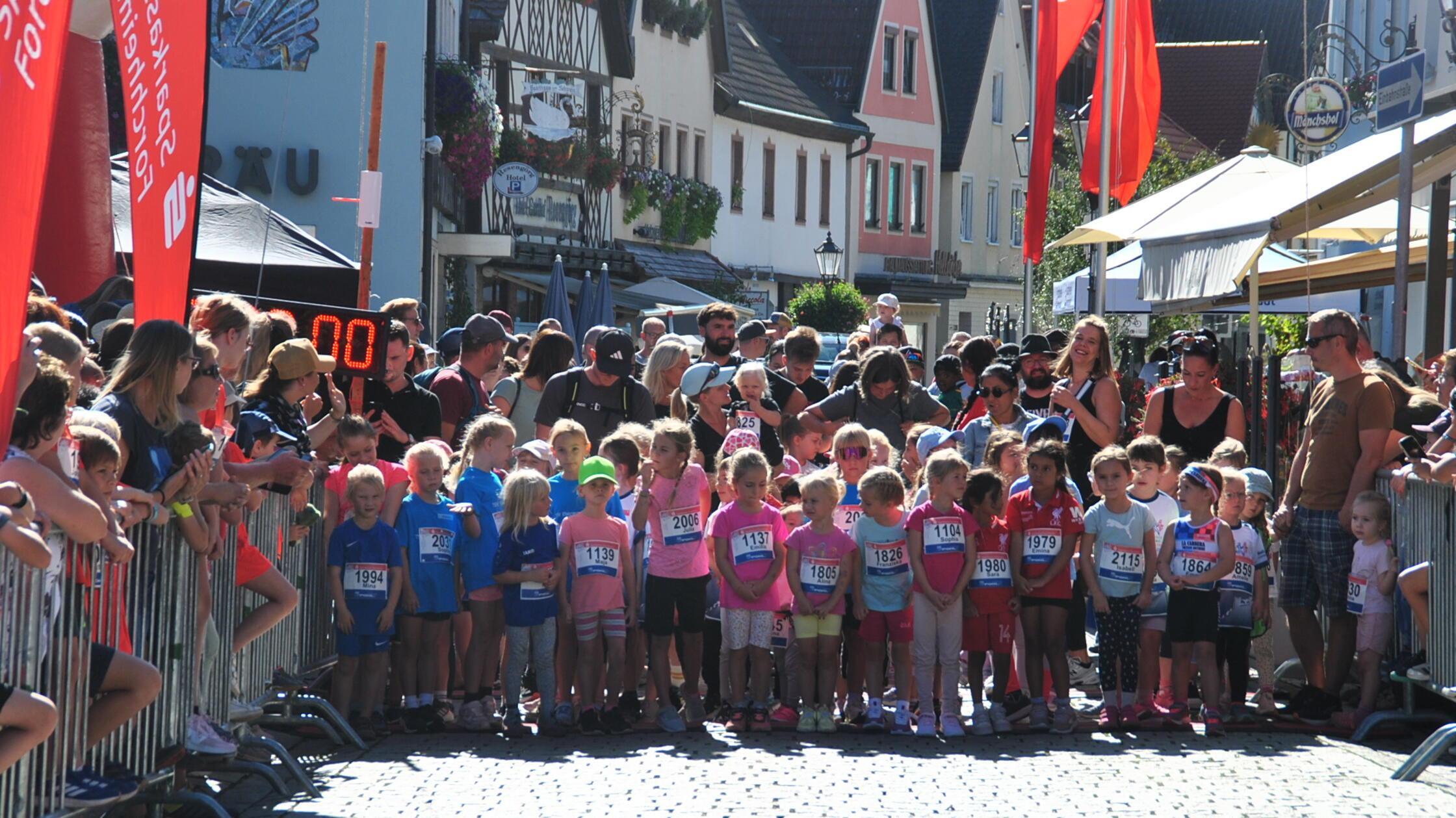 Gleich geht es los, gehüpft haben wir nun genug