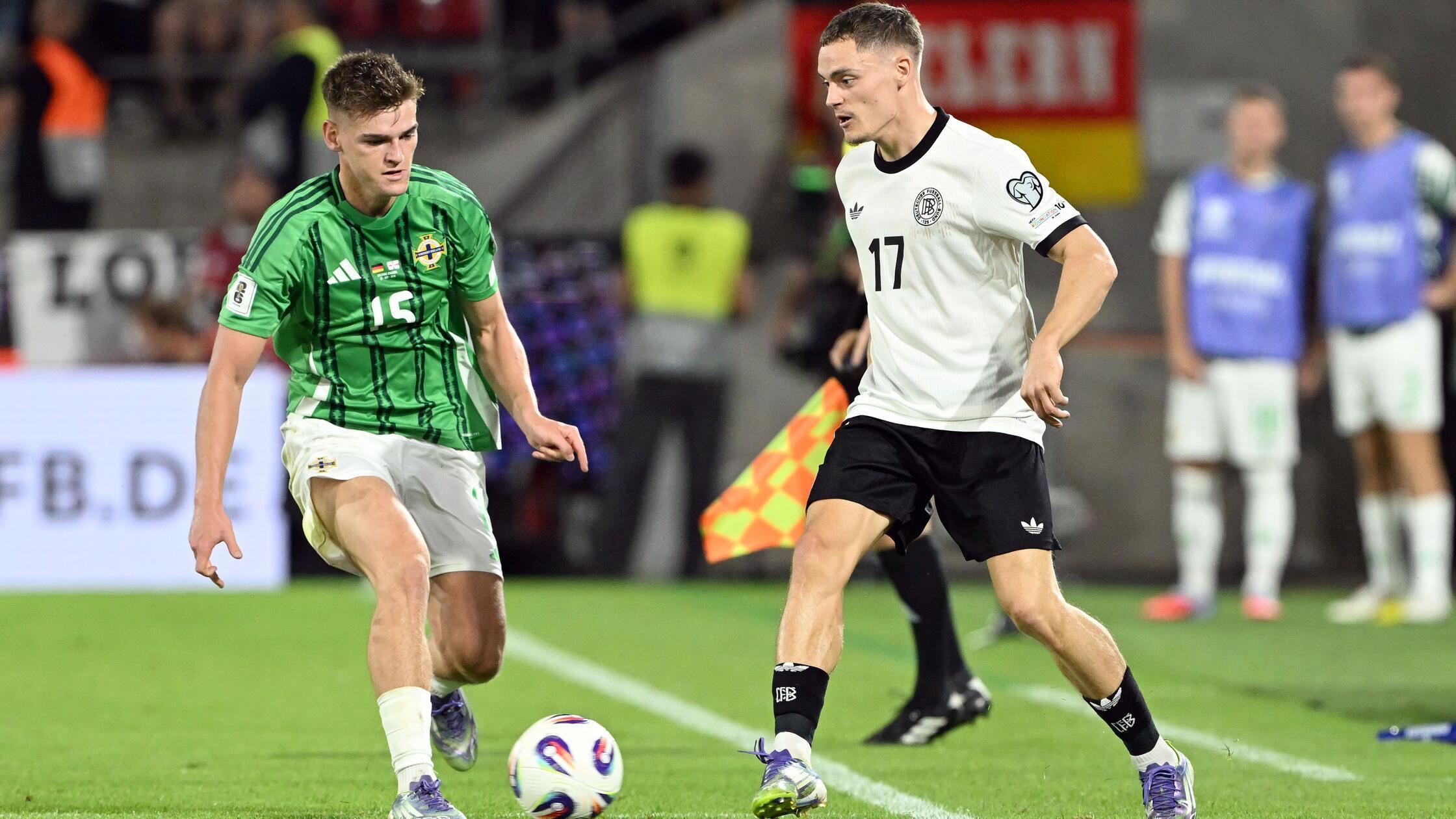 Dank Steigerung in Halbzeit zwei: Deutschland müht sich zu 3:1-Sieg gegen Nordirland