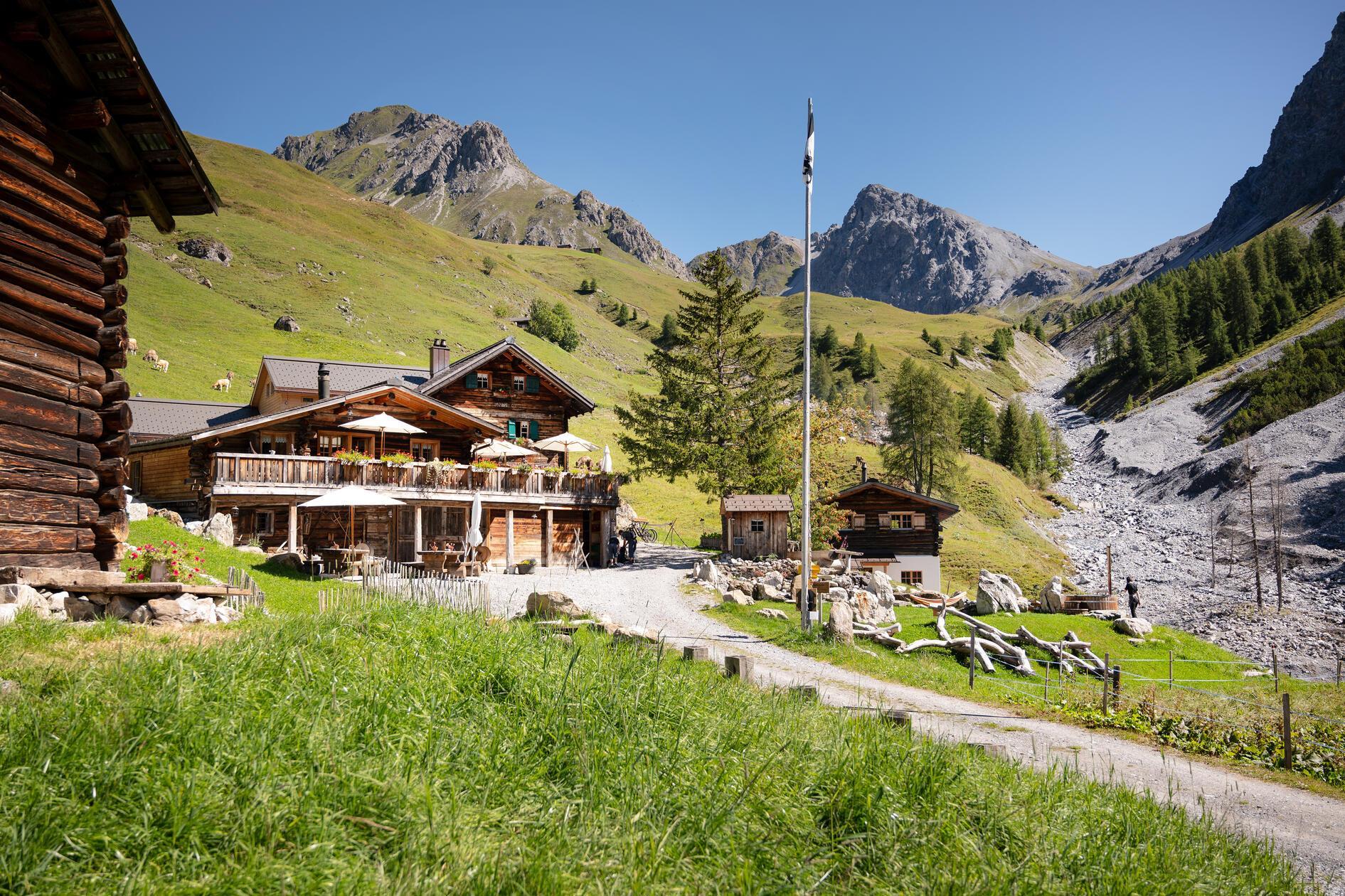 Das Berggasthaus Heimeli lädt zur Einkehr ein.