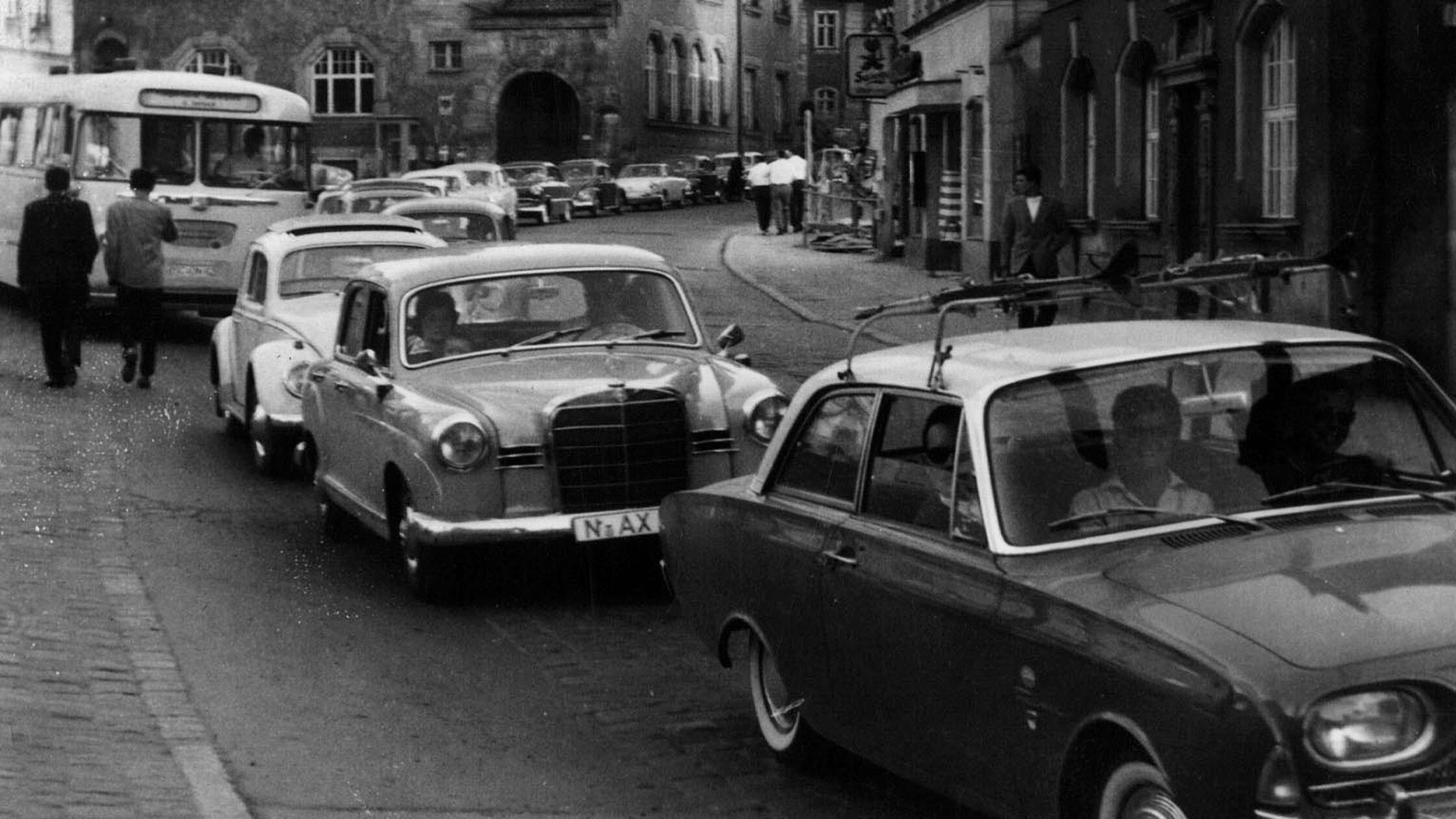 Ein einst alltägliches Bild in der Rother Innensta