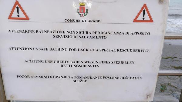 Gesehen bei einem Spaziergang entlang der Promenade in Grado an der italienischen Adria von Peter Birkmann aus Nürnberg.