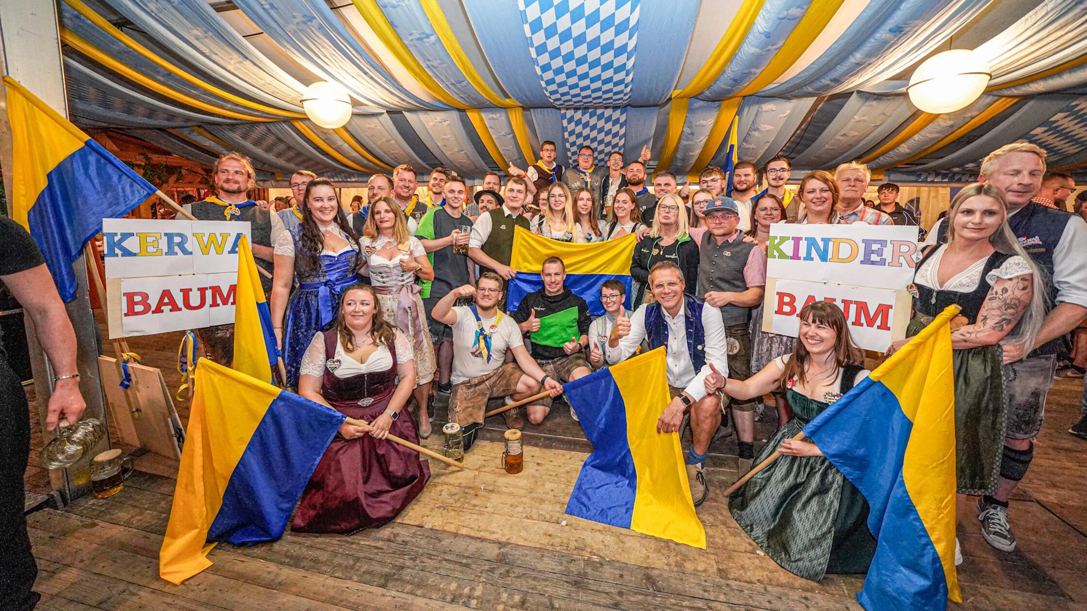 Auch die Spenden-Schallmauer konnte mit 100.000€ s