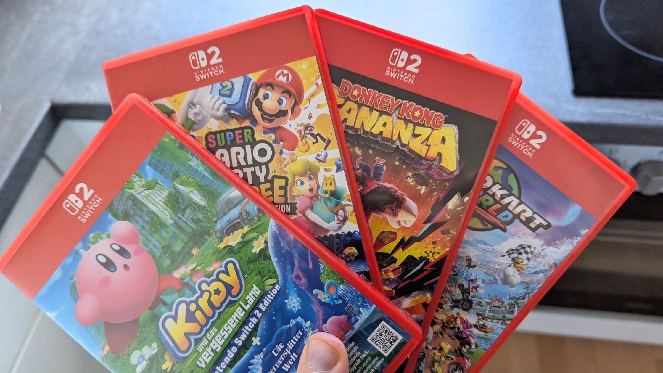 Nintendo Switch 2 Spiele Mario Kart Donkey Kong Pa