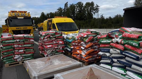 Auf der A3 etwa auf der Höhe von Buchfeld (Landkre