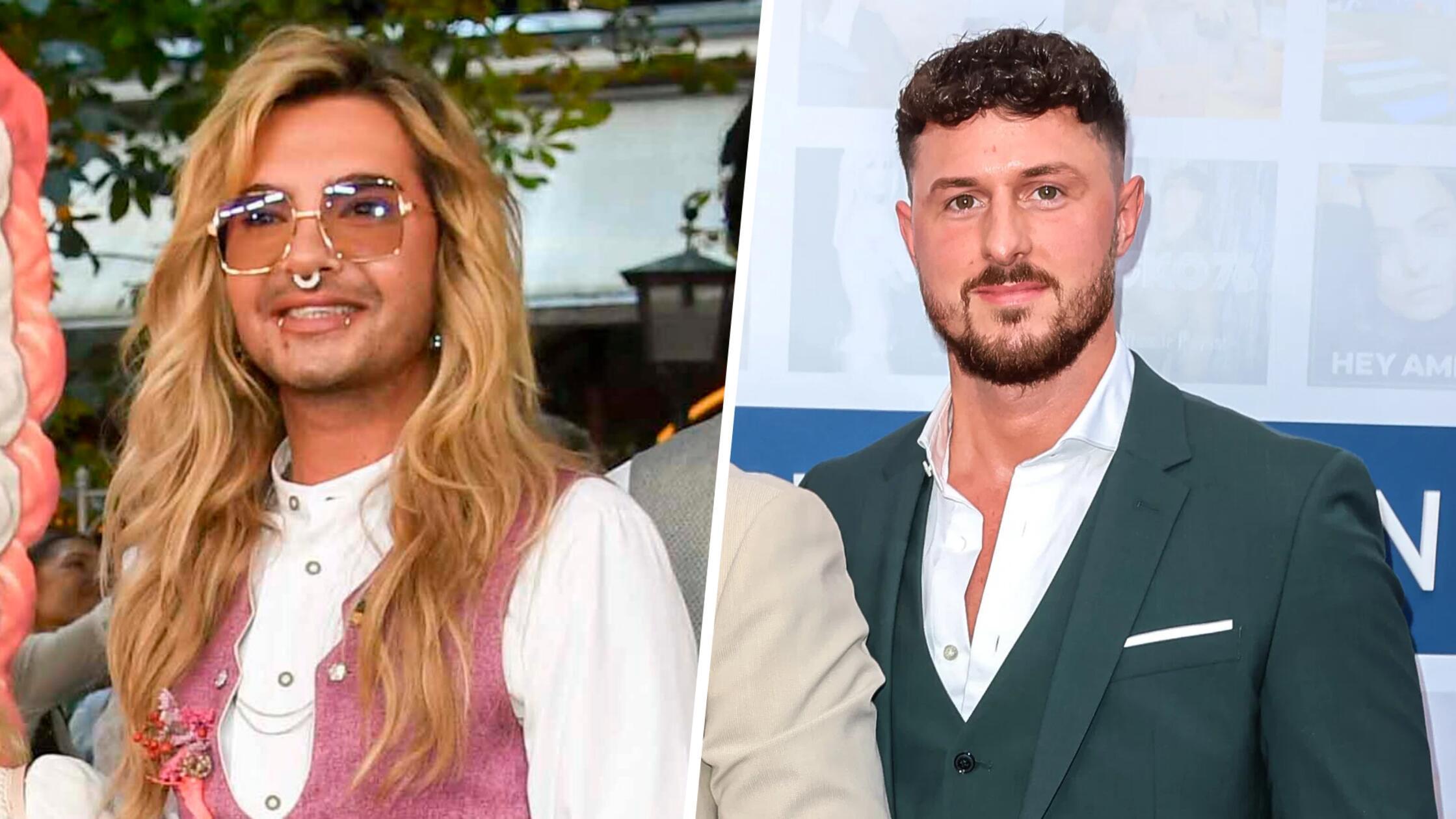 Auf dem Oktoberfest: Bill Kaulitz und Jannik Kontalis knutschen