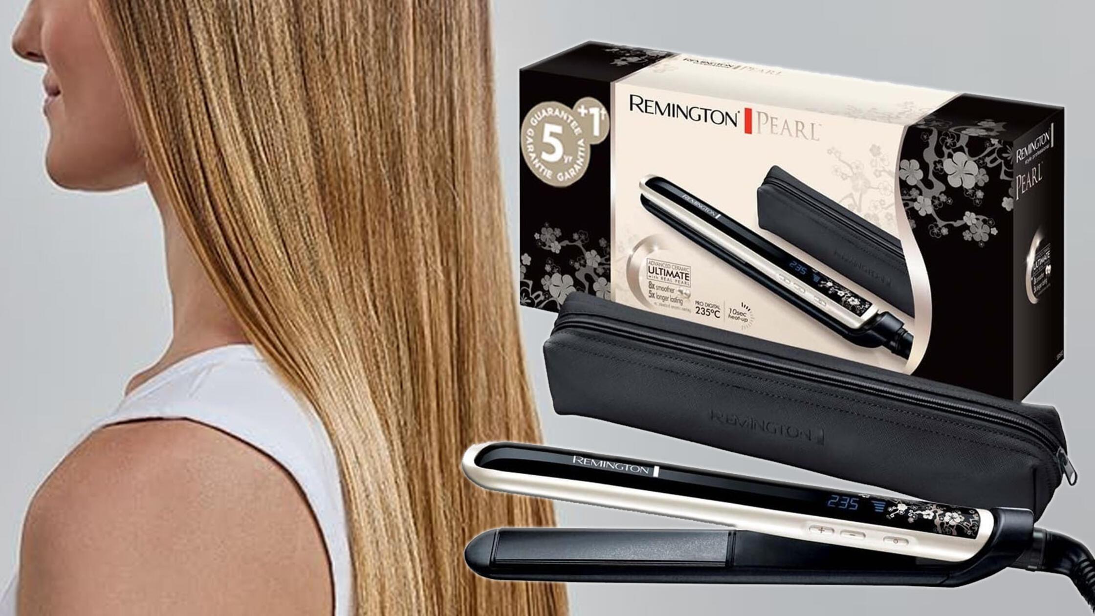 Elegantes Remington Gltteisen Test Fotos