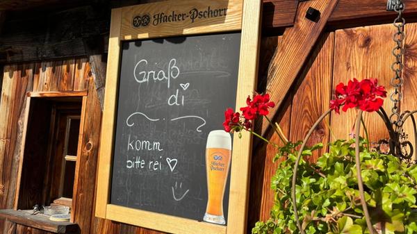 Ein herzliches Willkommen gehört auf den Hütten rund um Pfronten dazu.