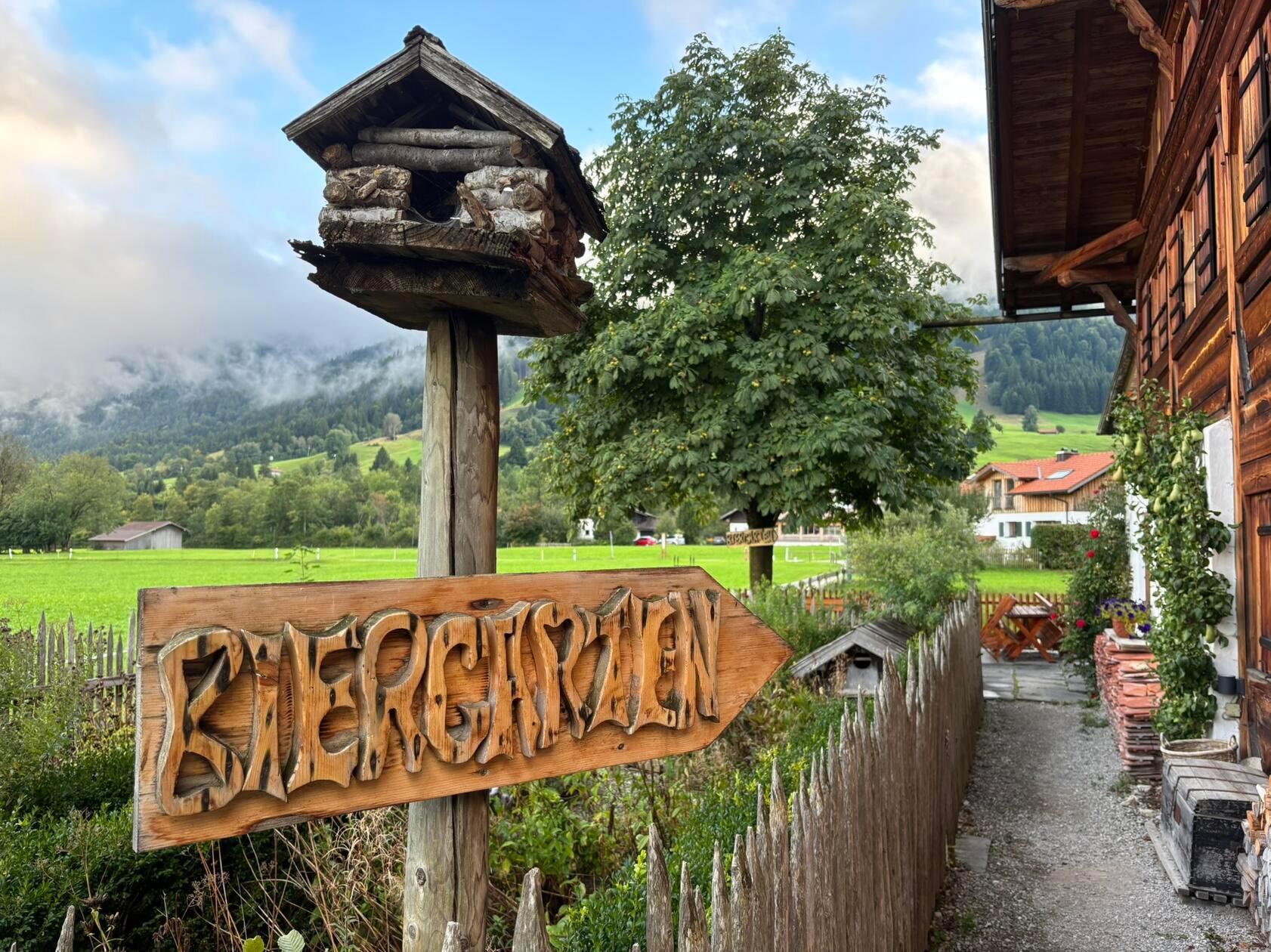 Einkehr in die "Schankwirtschaft".