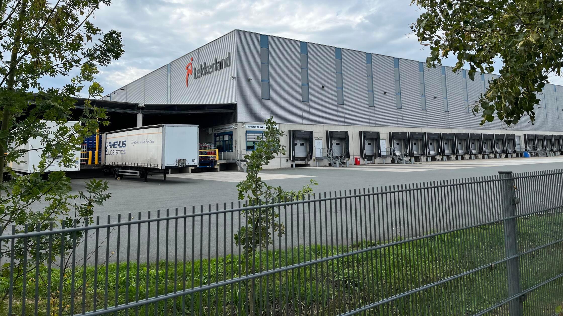 Das Gelände in Höchstadt ist Lekkerland nicht groß