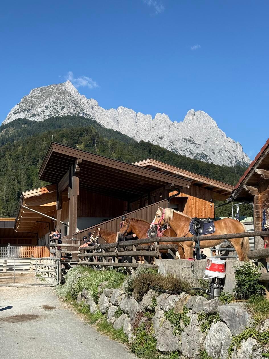 Auch ein Reitstall ist direkt angebunden.