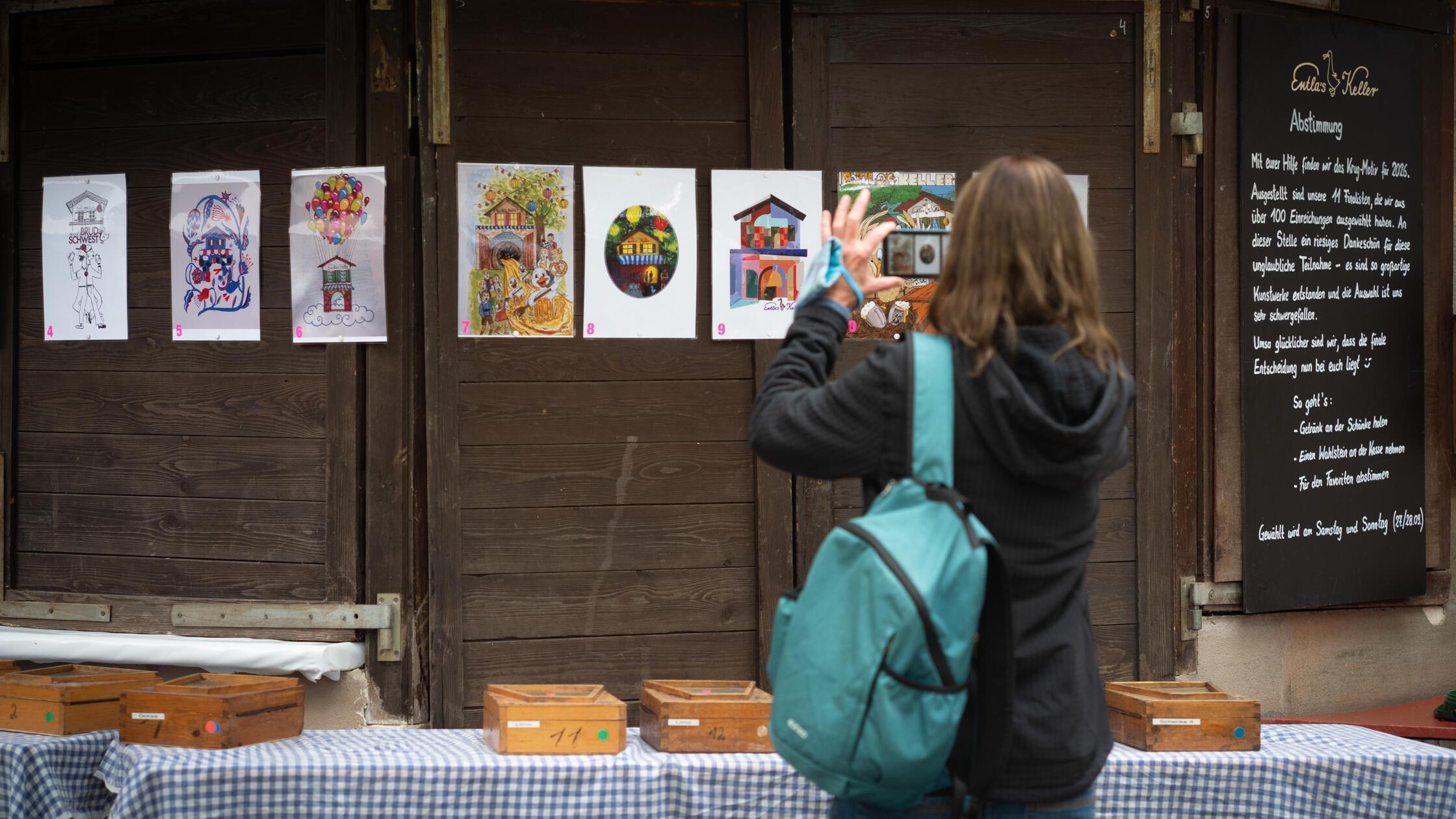 Gemütlichkeit auf dem "Entlas"-Keller in Erlangen 