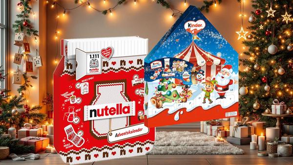 Nutella Adventskalender 2025 Kinder MaxiMix Amazon