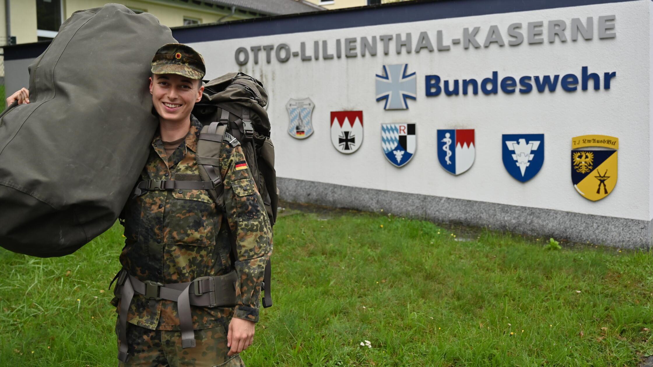 Die ersten Offiziersanwärter sind dieser Tage in d