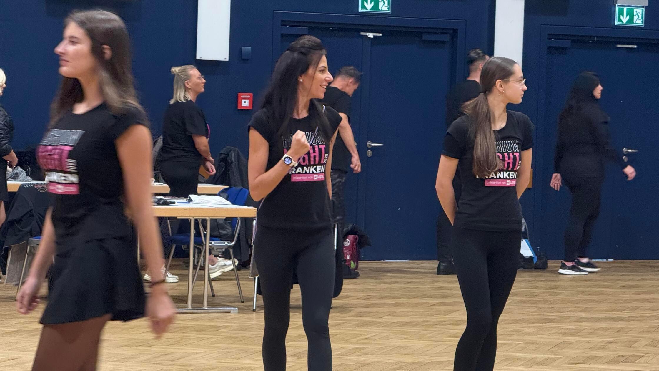 Catwalk-Training voller Energie: Die Proben für di