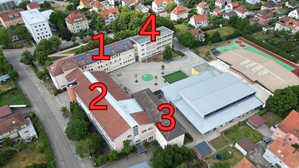 Stephani-Schule Gunzenhausen Drohne Luftbild
