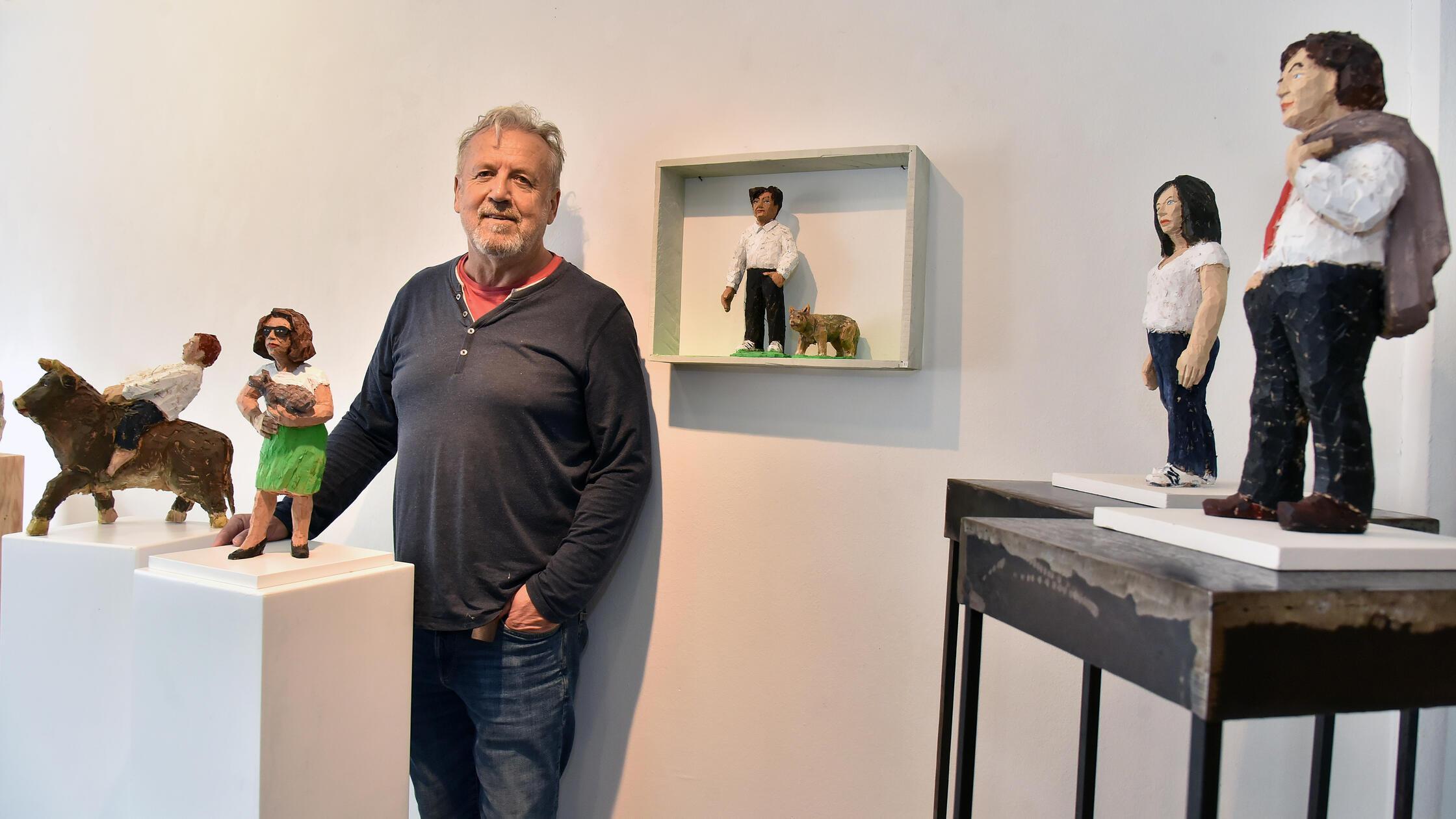 Motiv: Ausstellung Helmut Wolf, Kunsthaus Kammerer
