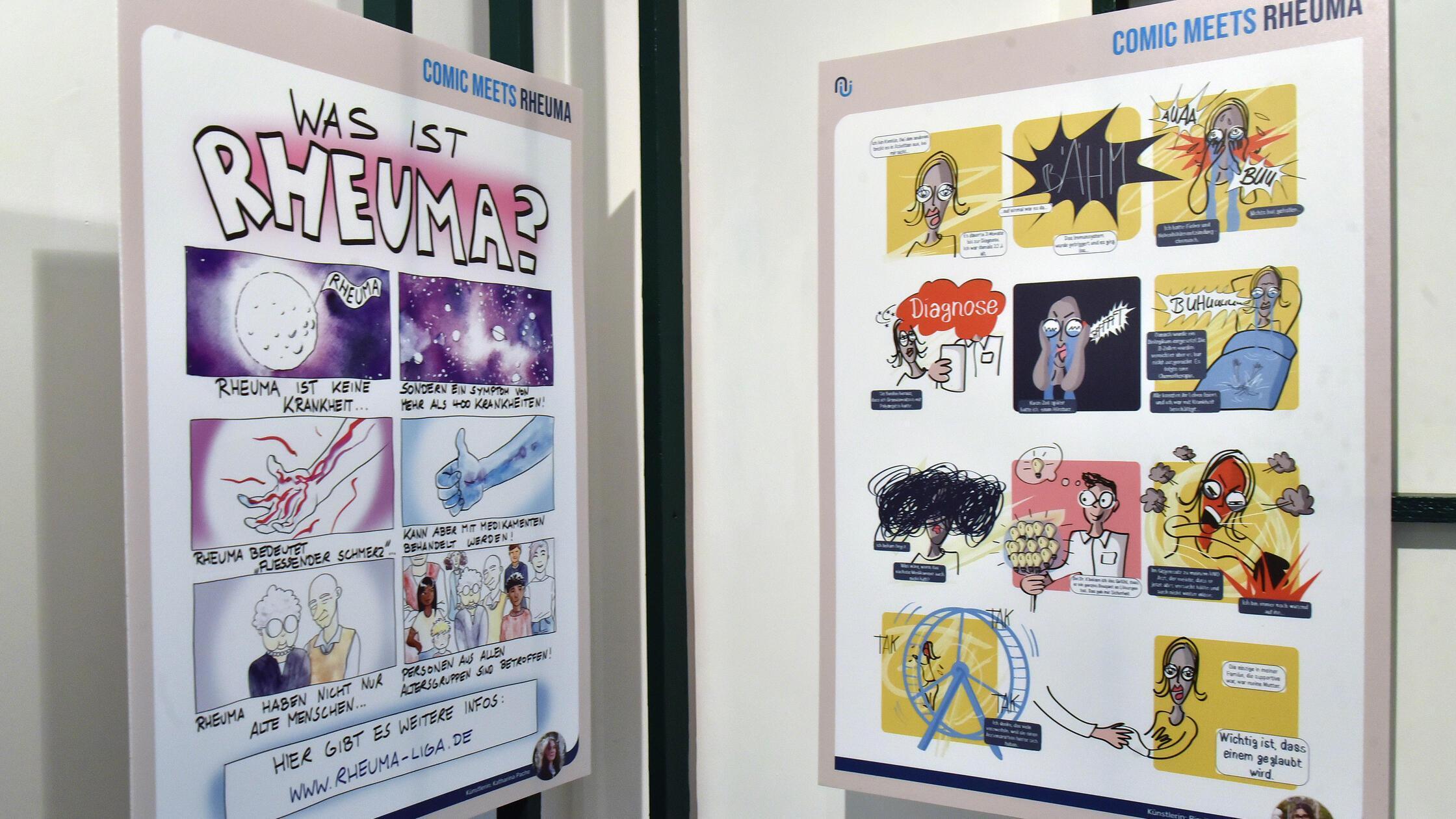 Motiv: Ausstellung Rheuma, Comicmuseumj