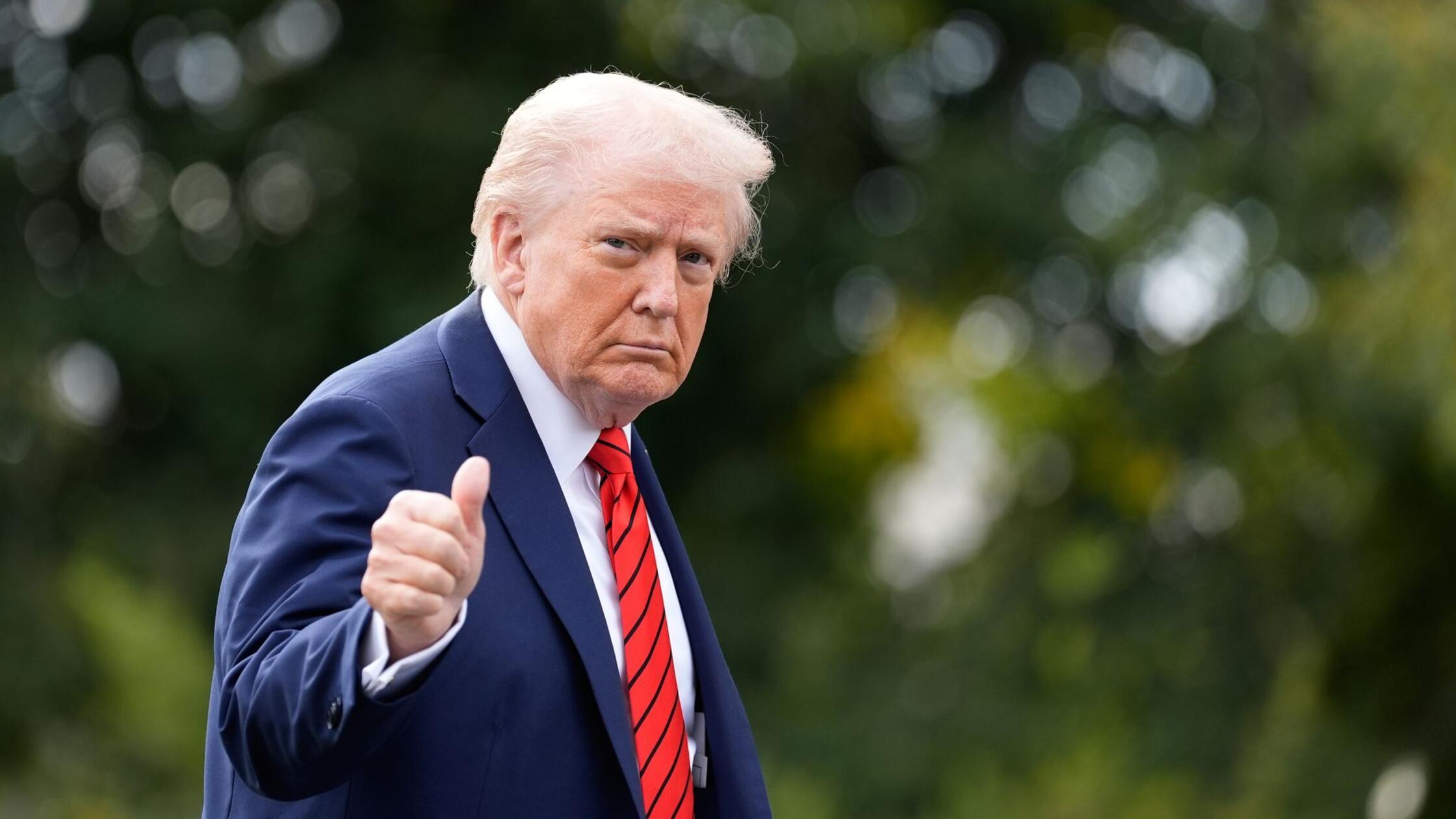 Trump trifft am Montag Geisel-Familien vor Rede in Knesset