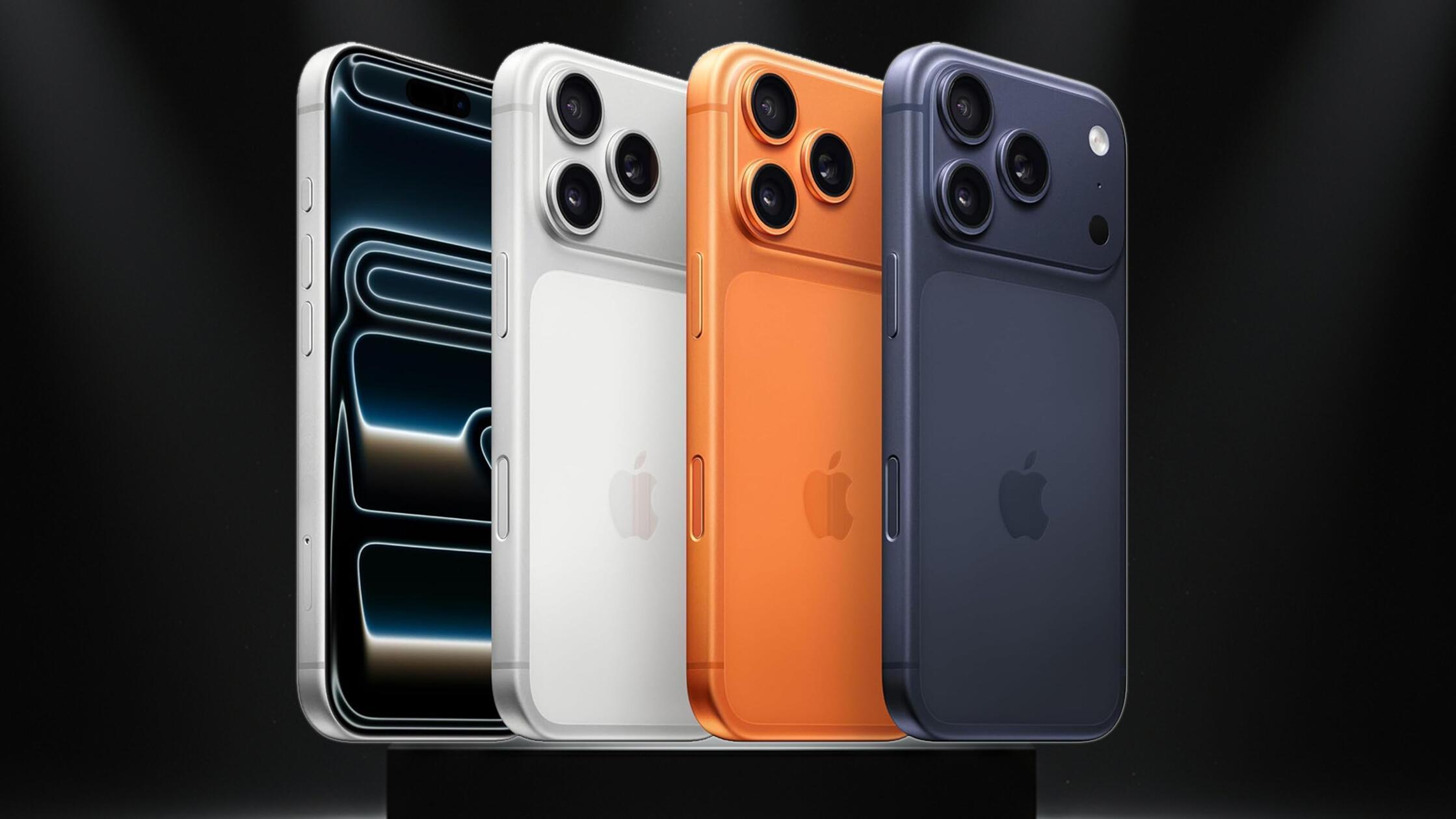 Apple iPhone 17 Pro Cosmic Orange Tiefblau