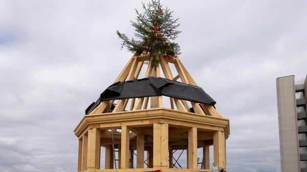 Richtfest für den Volksbad-Turm, Nürnberg, 13.10.2