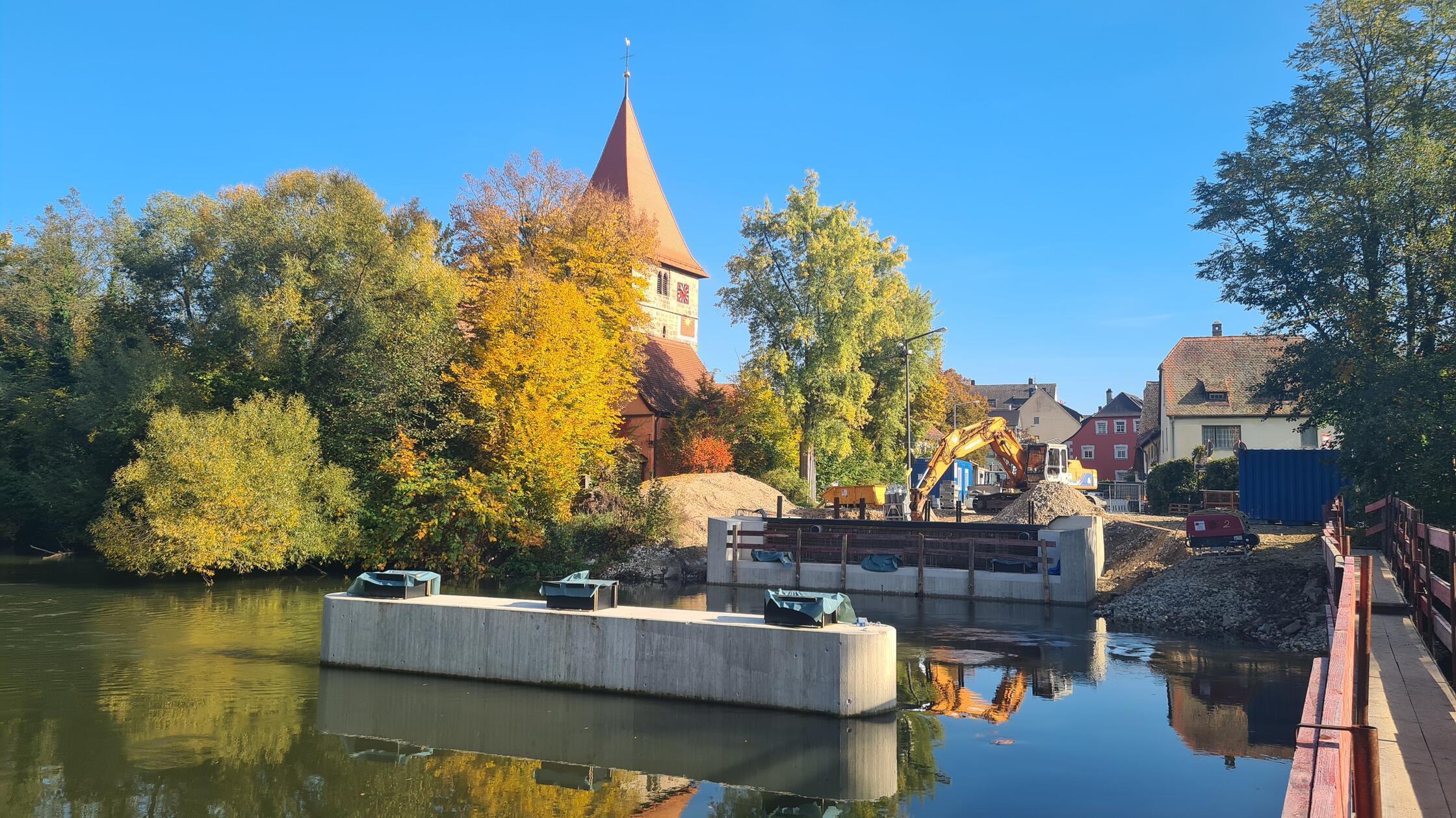 Es geht zügig voran, der Unterbau ist abgeschlosse