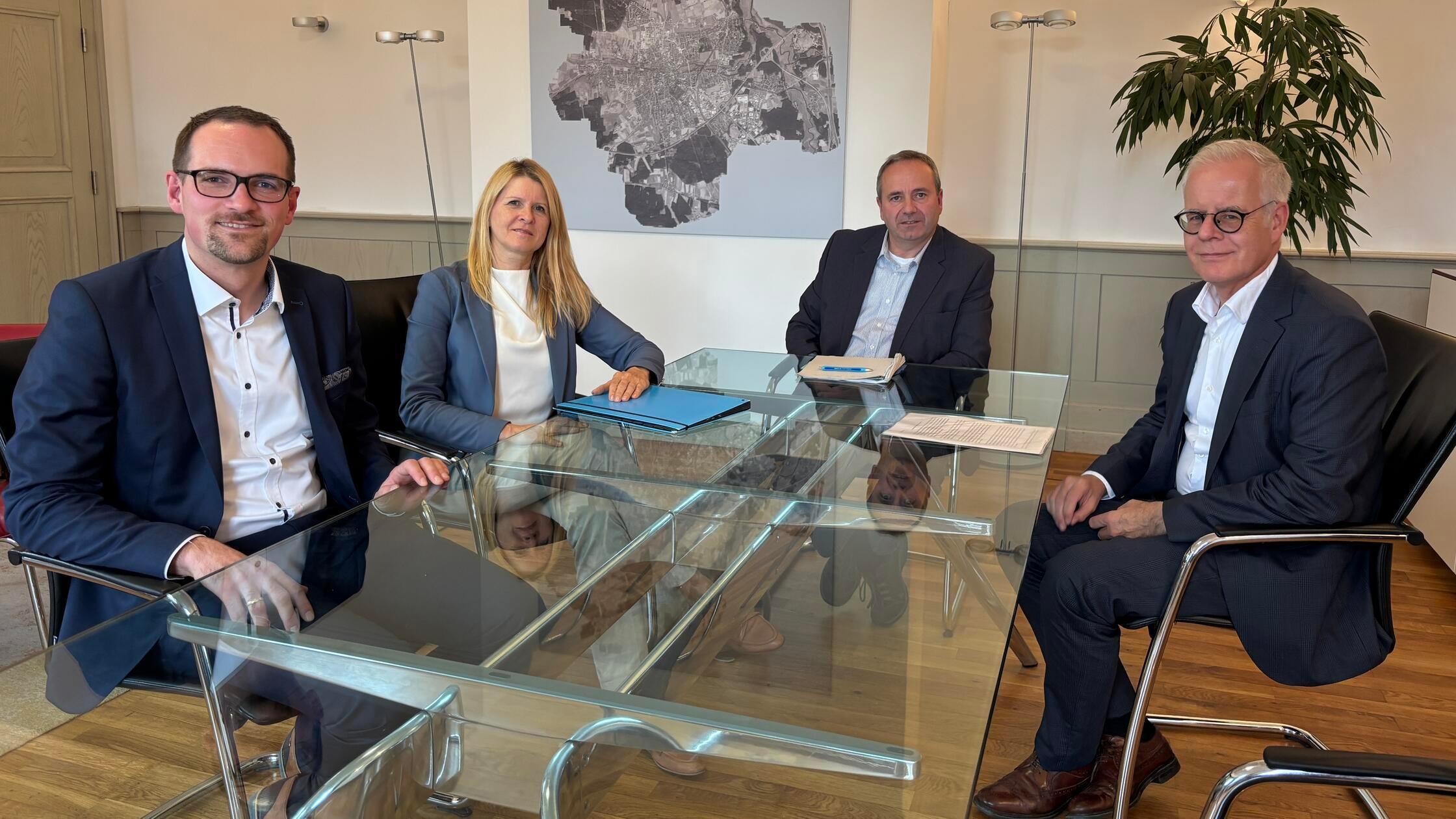 Pressegespräch mit Stadtspitze Schwabach