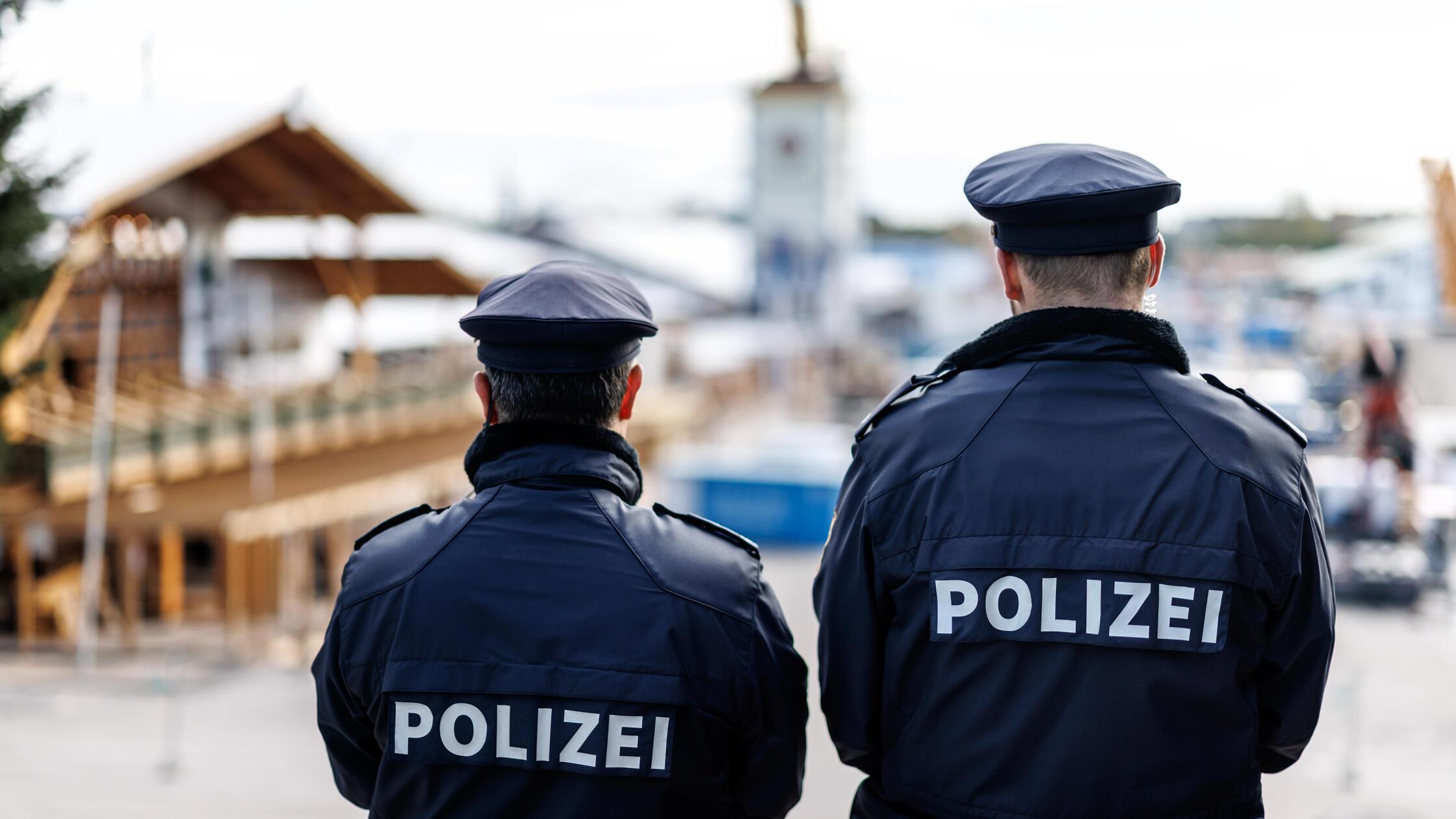 Polizisten auf dem Münchner Oktoberfest 2025
