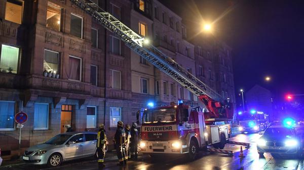 Brand Nürnberg Adam-Klein-Str.114, im 3. OG brannt